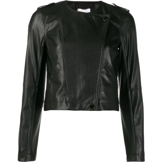 Patrizia Pepe moto jacket Black GLAMI.hu Maze Átmeneti dzseki 'Grenada' fekete GLAMI.hu