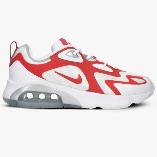Nike Air Max 200 Férfi Cipők Sportcipő AQ2568 100 Fehér Cipő NIKE Air Max 200 AQ2568 100 WhiteUniversity Red