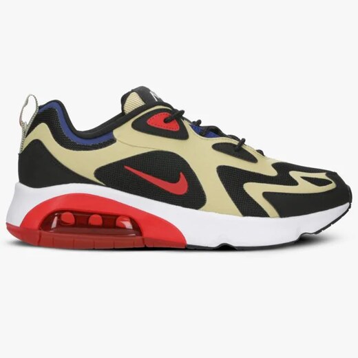 Nike Air Max 200 Férfi Cipők Sportcipő AQ2568 700 Fekete Cipő NIKE Air Max 200 AQ2568 100 WhiteUniversity Red