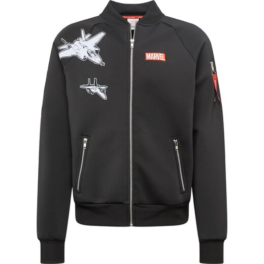 ABOUT YOU x MARVEL Átmeneti dzseki 'Felix' fekete GLAMI.hu Brandit MA1 bomber pilot dzseki, bordó GLAMI.hu