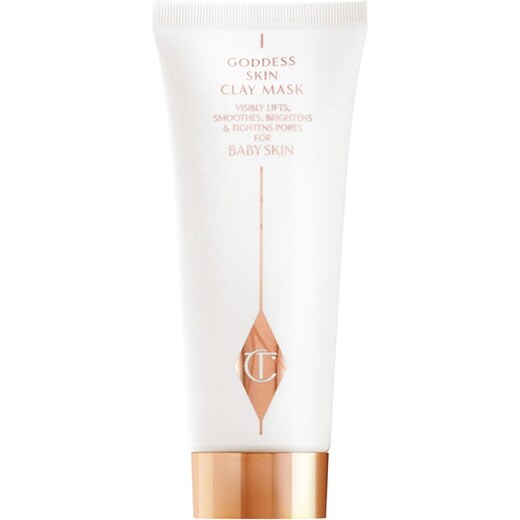 Charlotte Tilbury Goddess Skin Clay Maske – 71,7 Ml, Tönungsmaske Mit Bio-Nymphen-Peptid Für Straffere Haut