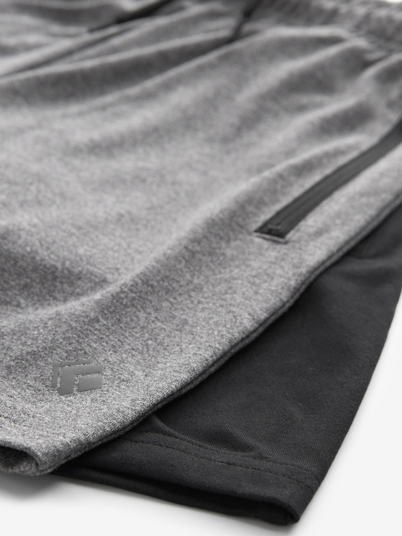 Next Nadrág szürke melír / fekete