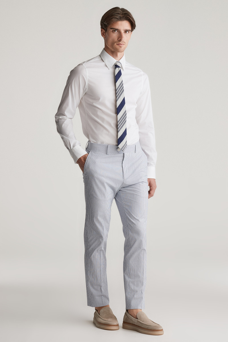 ING GANT SLIM STRETCH POPLIN SHIRT WHITE