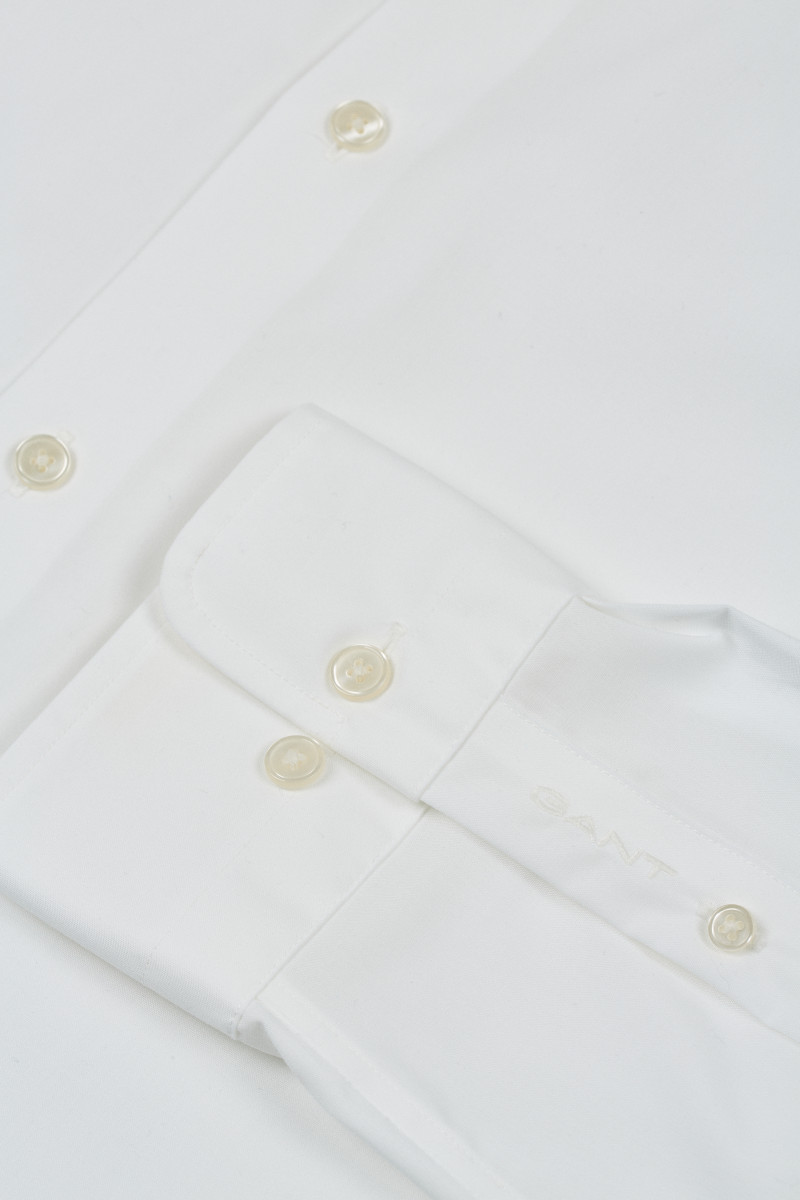 ING GANT SLIM STRETCH POPLIN SHIRT WHITE