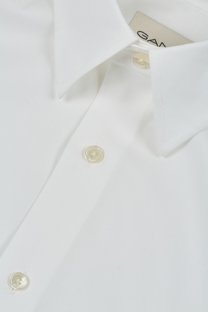 ING GANT SLIM STRETCH POPLIN SHIRT WHITE