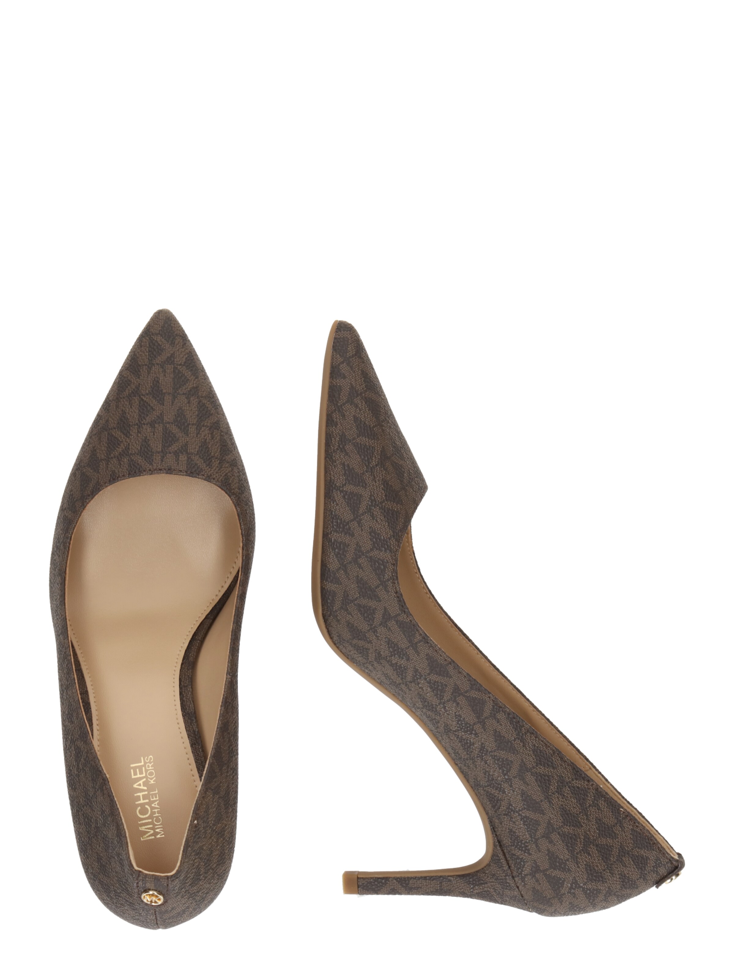 MICHAEL Michael Kors Körömcipők 'ALINA' barna / sötét barna