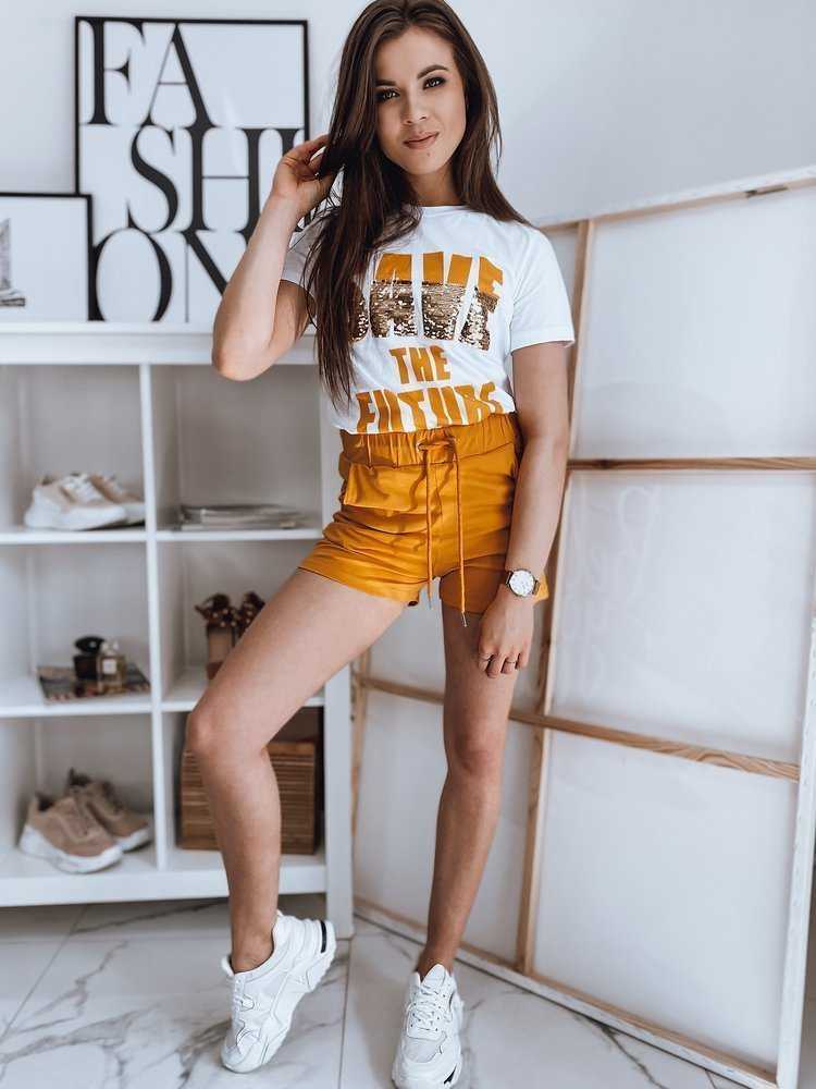 BASIC Fehér - mustár színű készlet Save AY0581