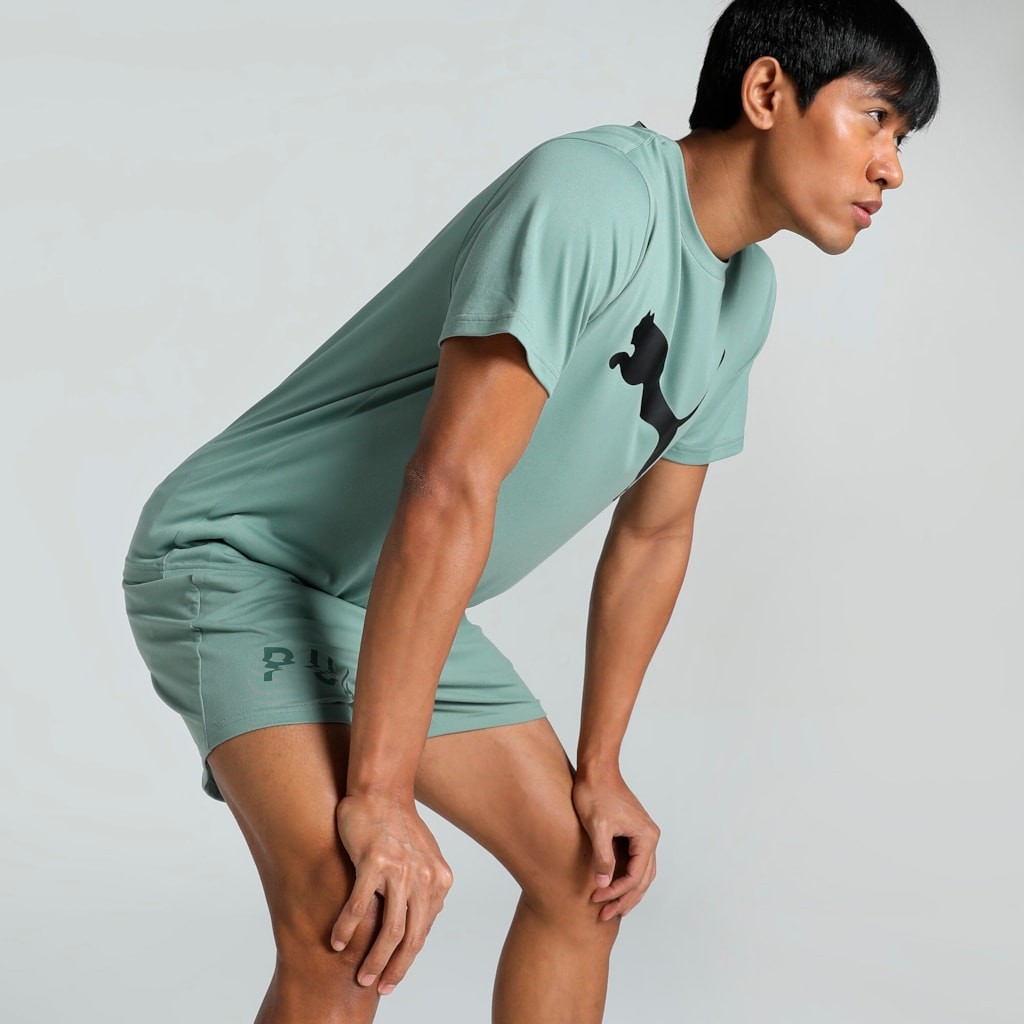 Puma M Tad Essentials Solid Cat Tee (CF big cat) green