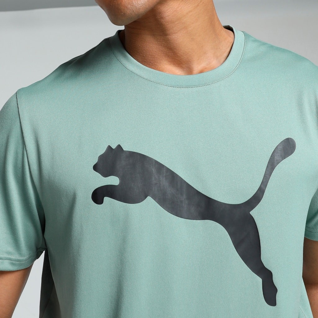 Puma M Tad Essentials Solid Cat Tee (CF big cat) green