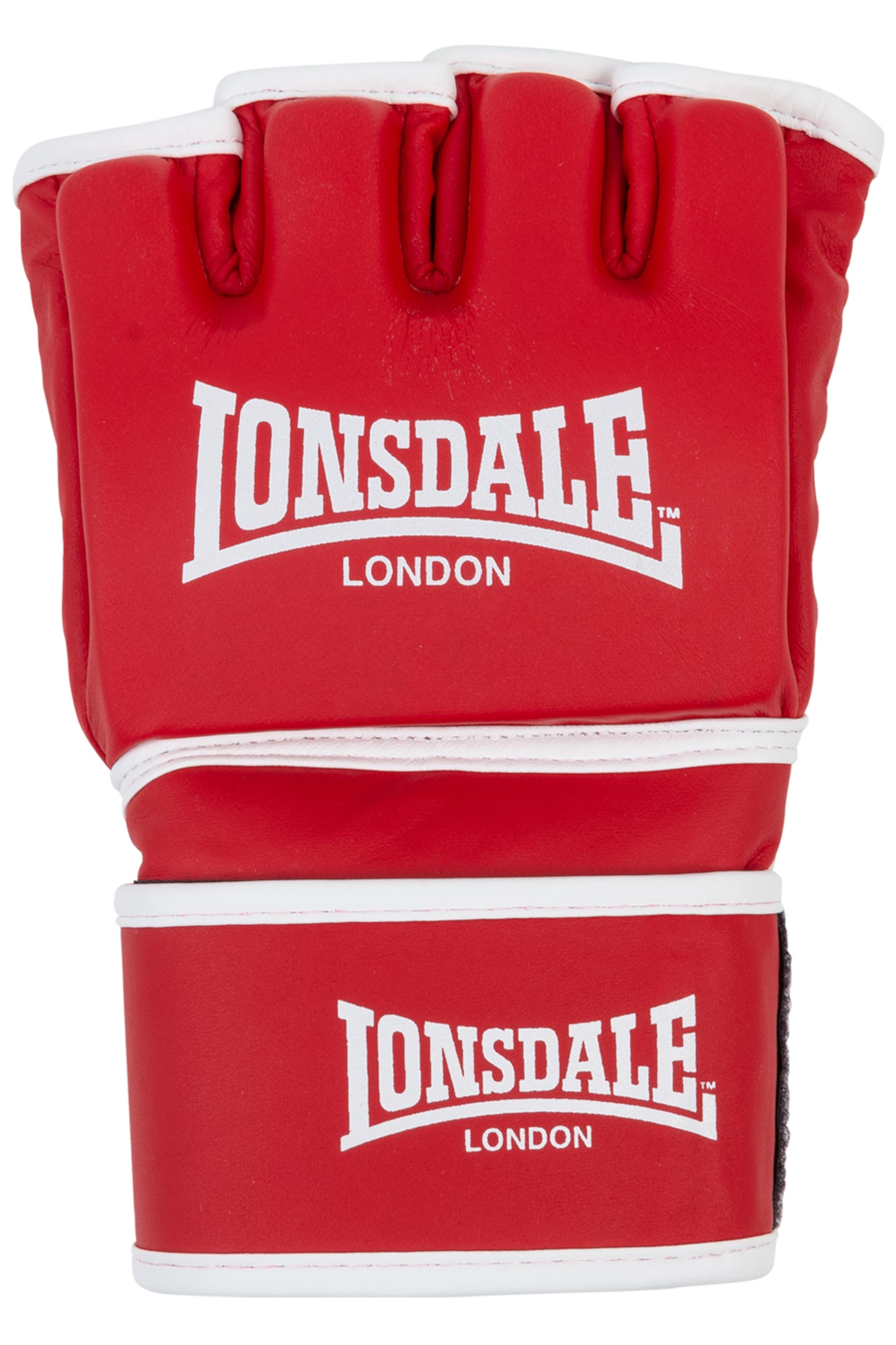 LONSDALE Sportkesztyűk 'Harlton' piros / fehér