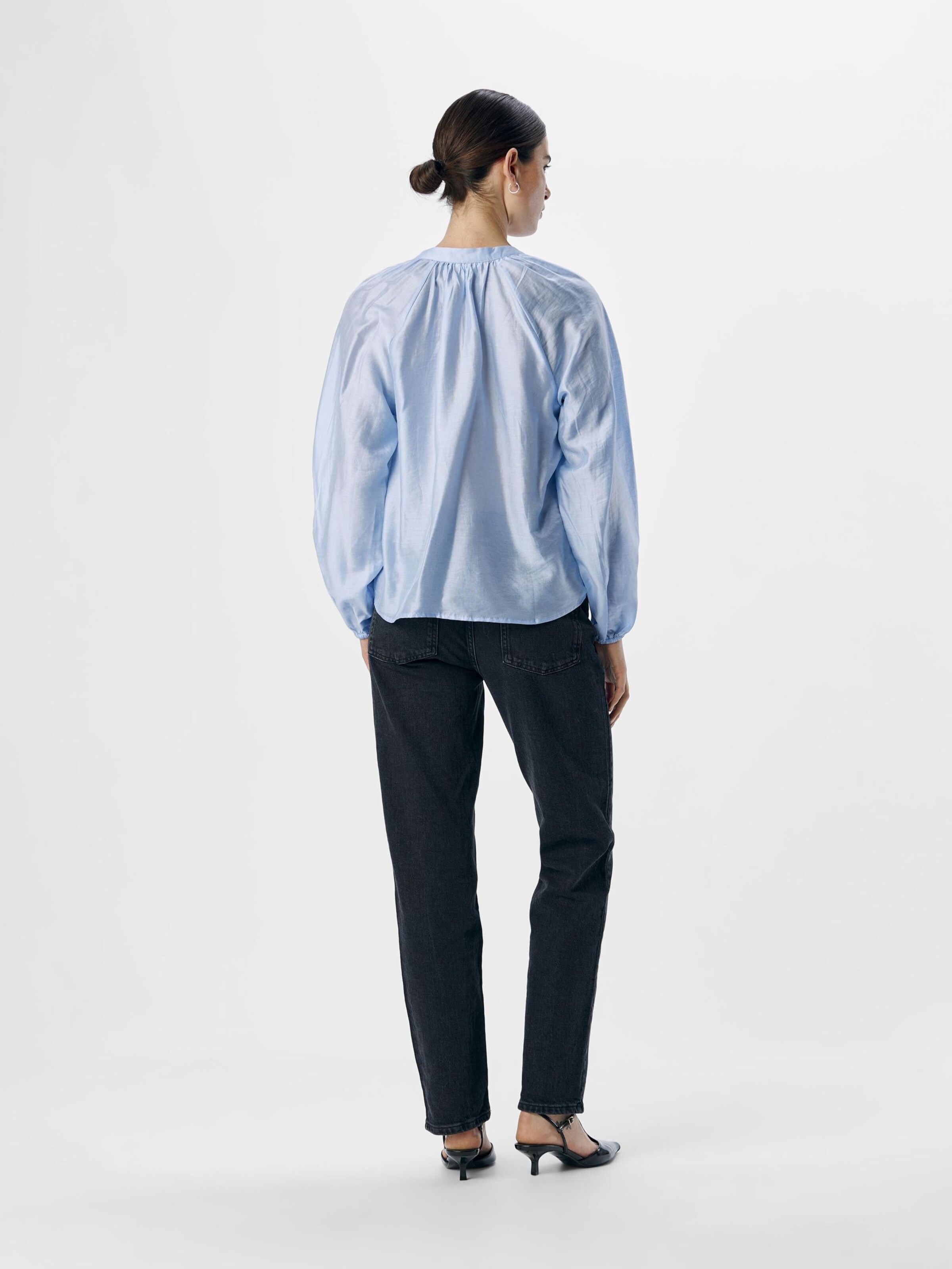 OBJECT Blúz 'OBJHeidi' világoskék