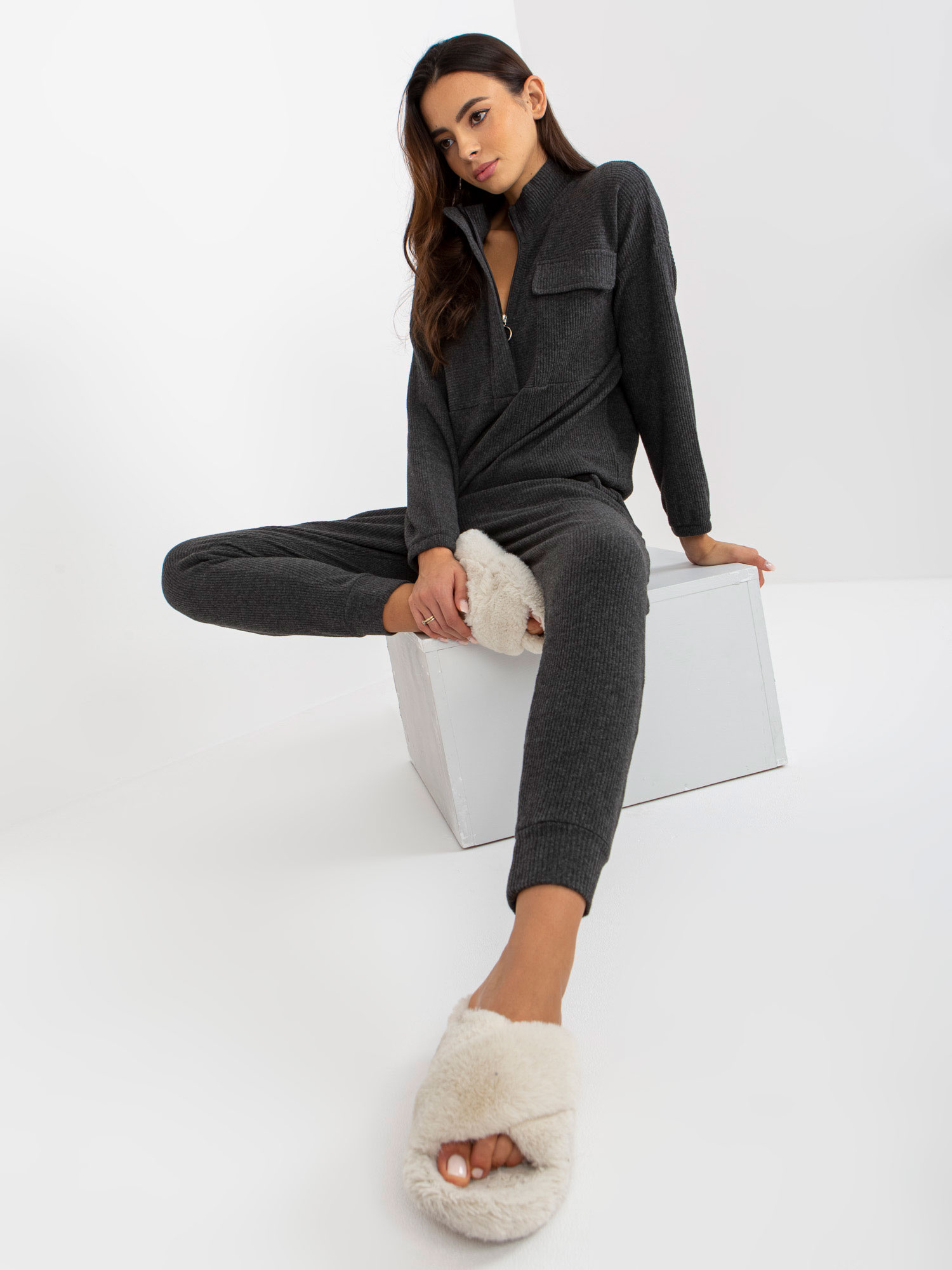 BERRAK Pyjamas-BR-PI-9124-dark gray