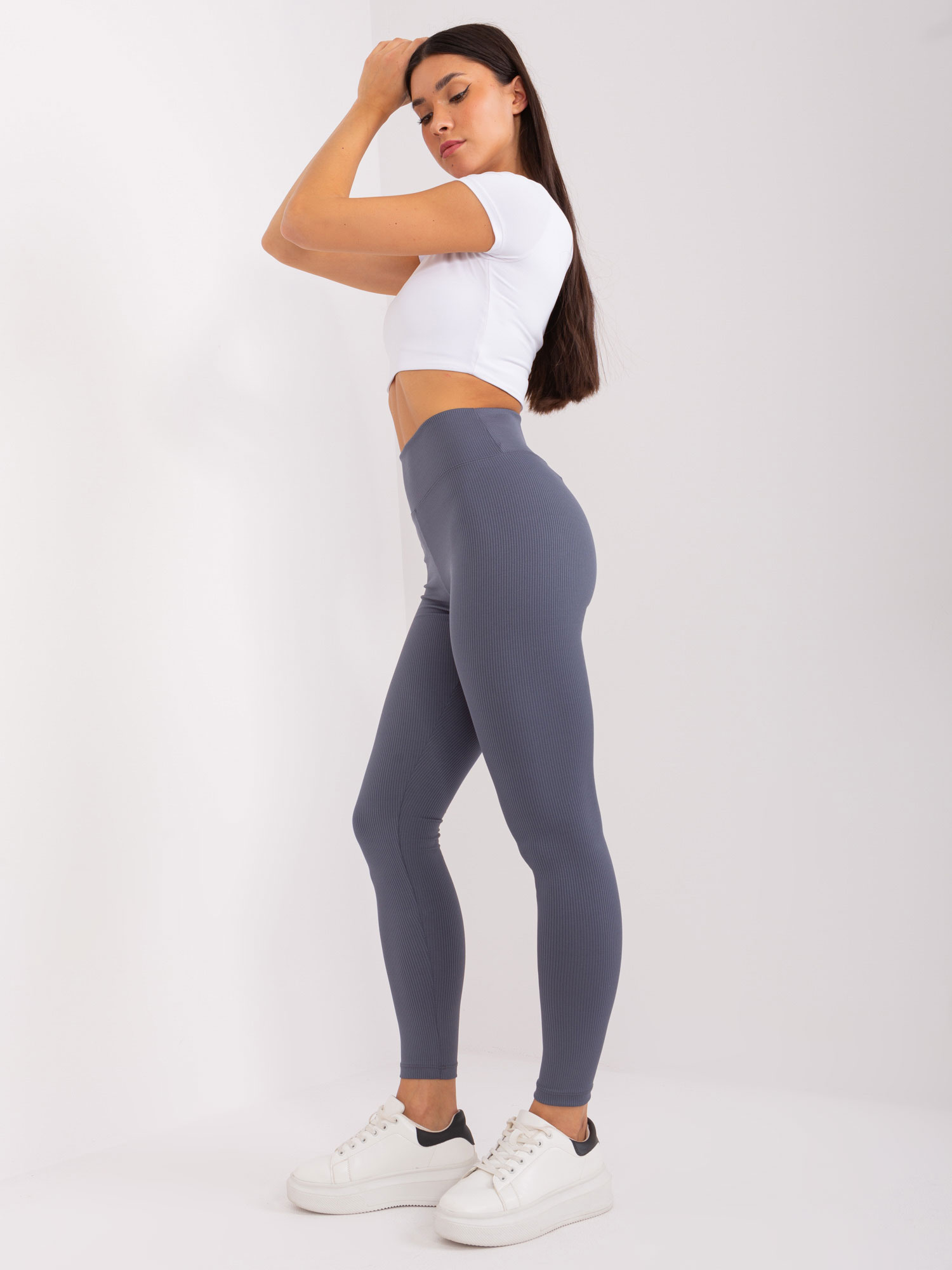 RELEVANCE Sötétszürke sport leggings RV-LG-9327.24-dark grey