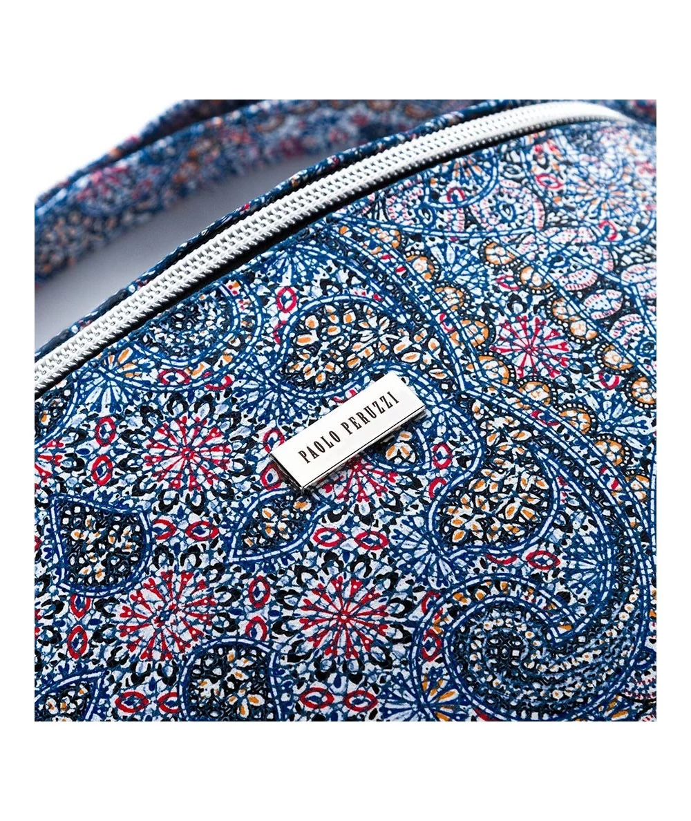 PAOLO PERUZZI Női bőr deréktáska | kék