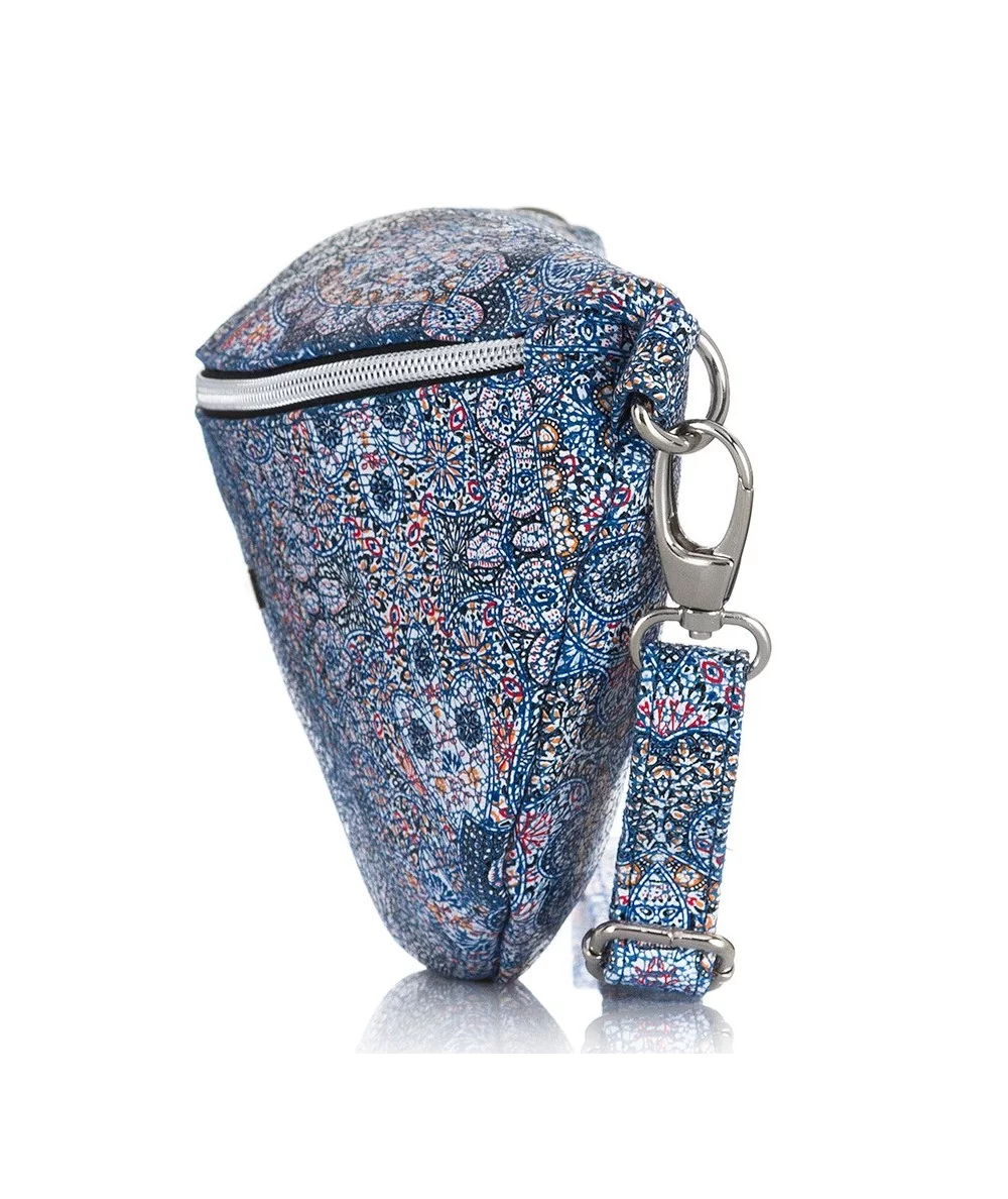 PAOLO PERUZZI Női bőr deréktáska | kék