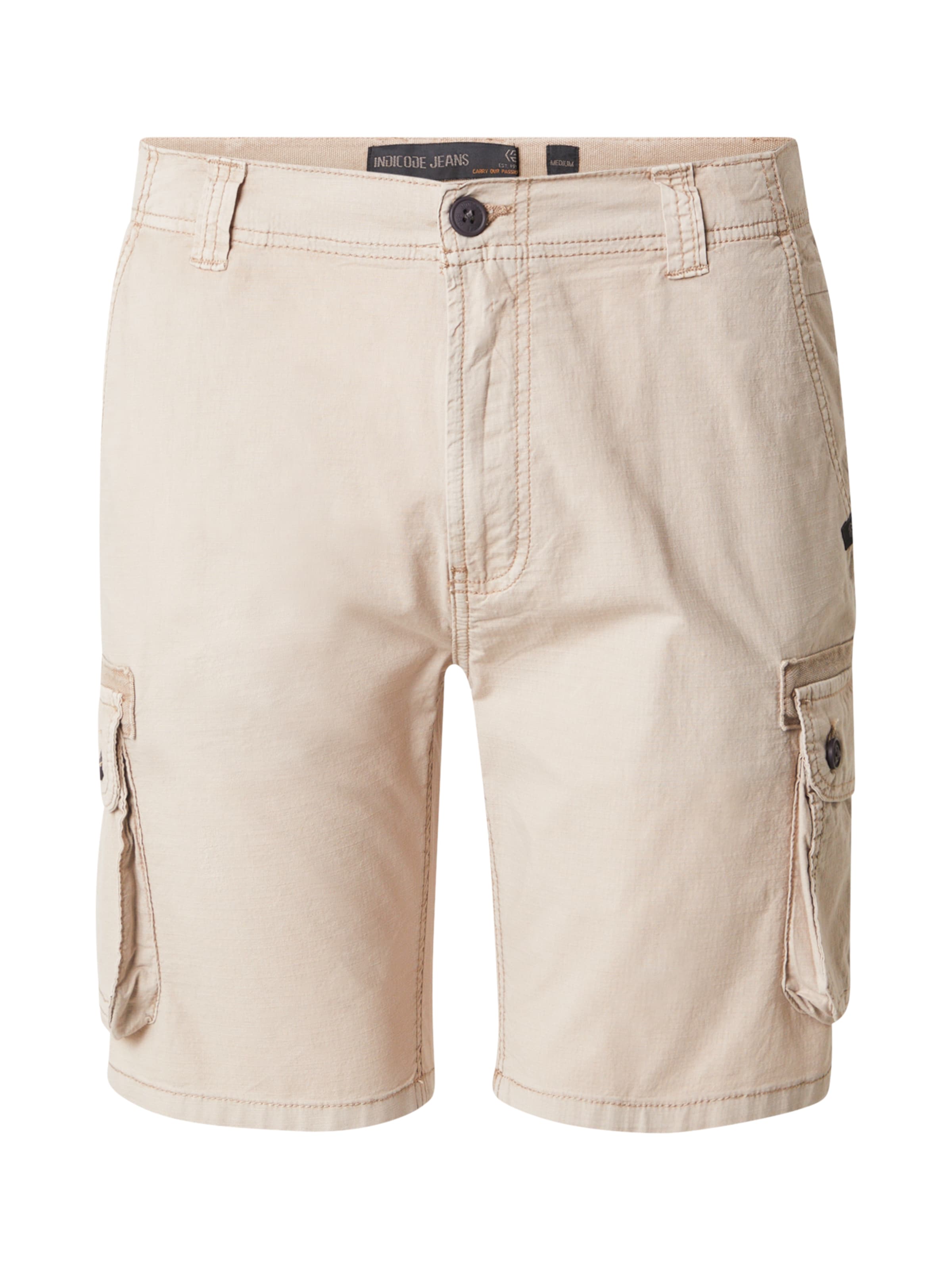 INDICODE JEANS Cargo nadrágok 'INLanny' greige