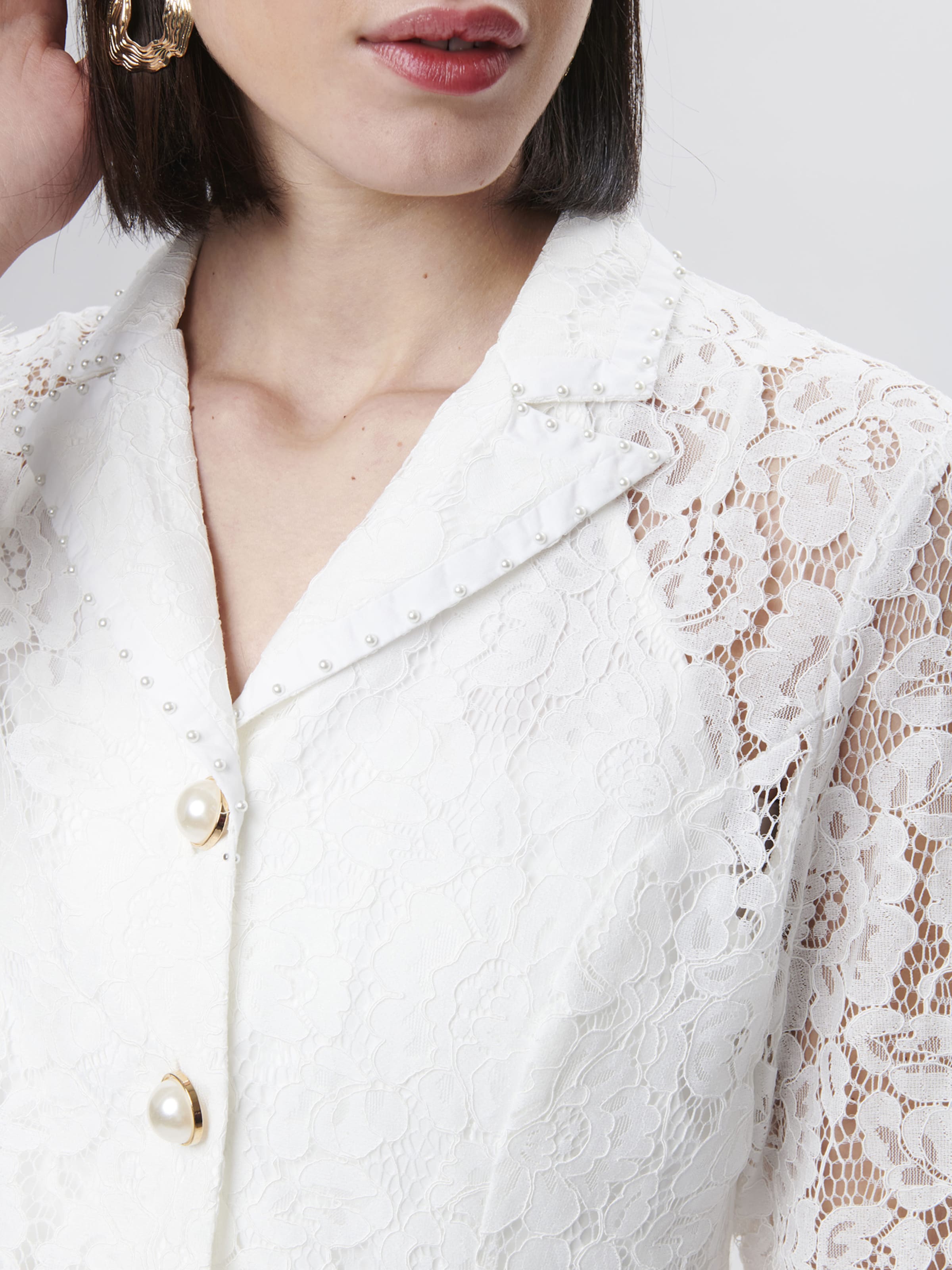 Influencer Blézer fehér