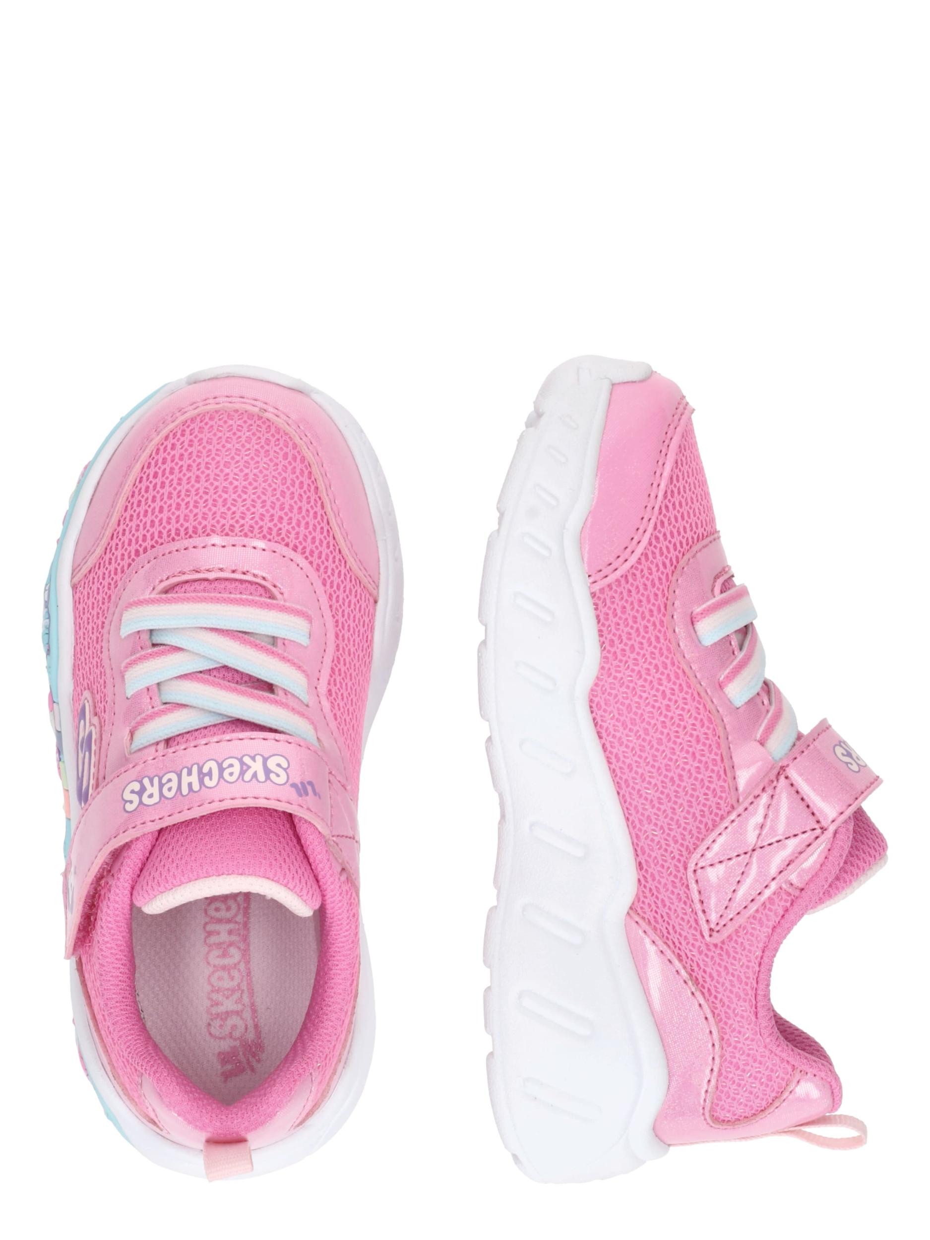 SKECHERS Sportcipő 'Play Scene- Fun Squad' kék / világoslila / rózsaszín