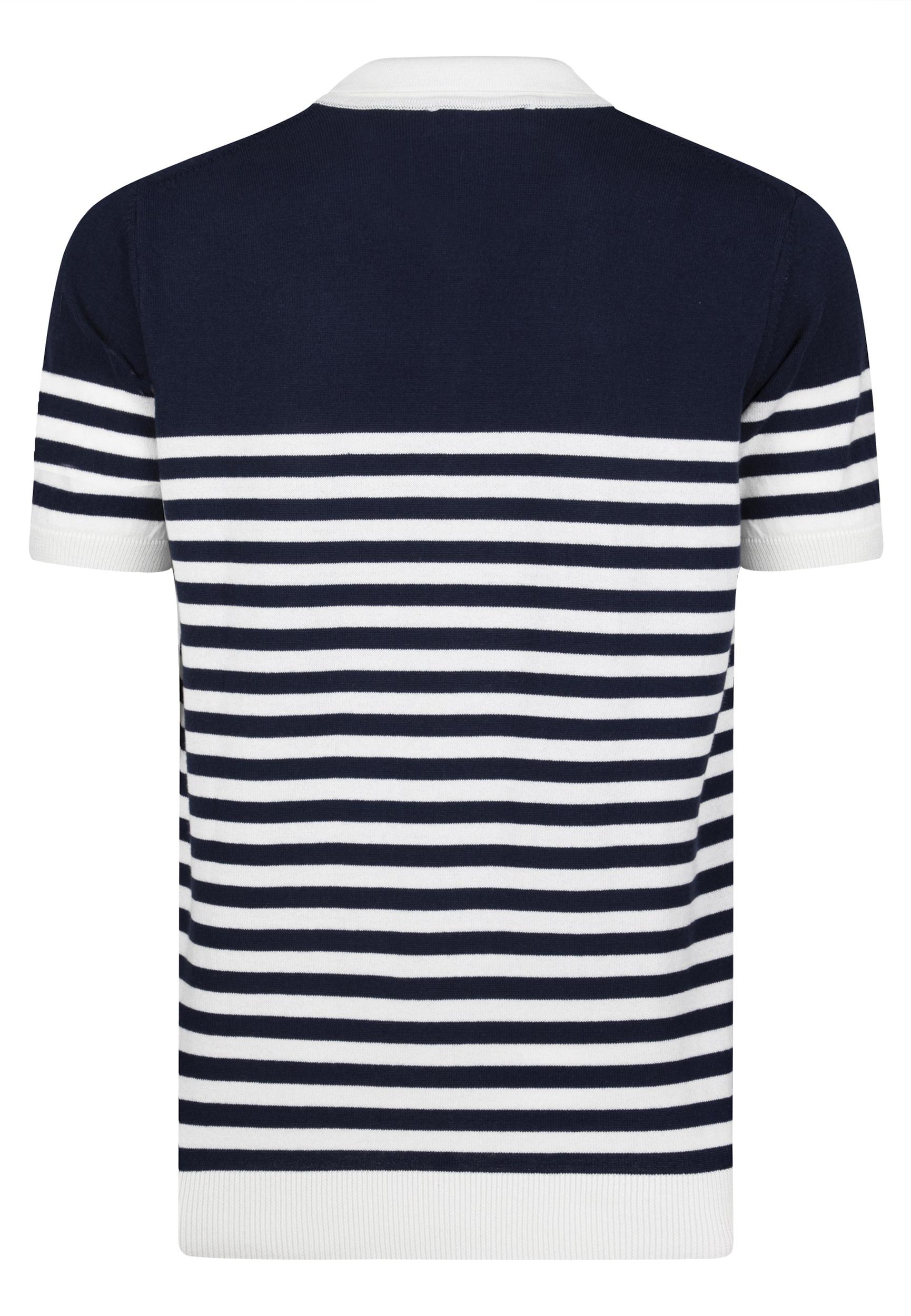 Jimmy Sanders Póló tengerészkék / fehér