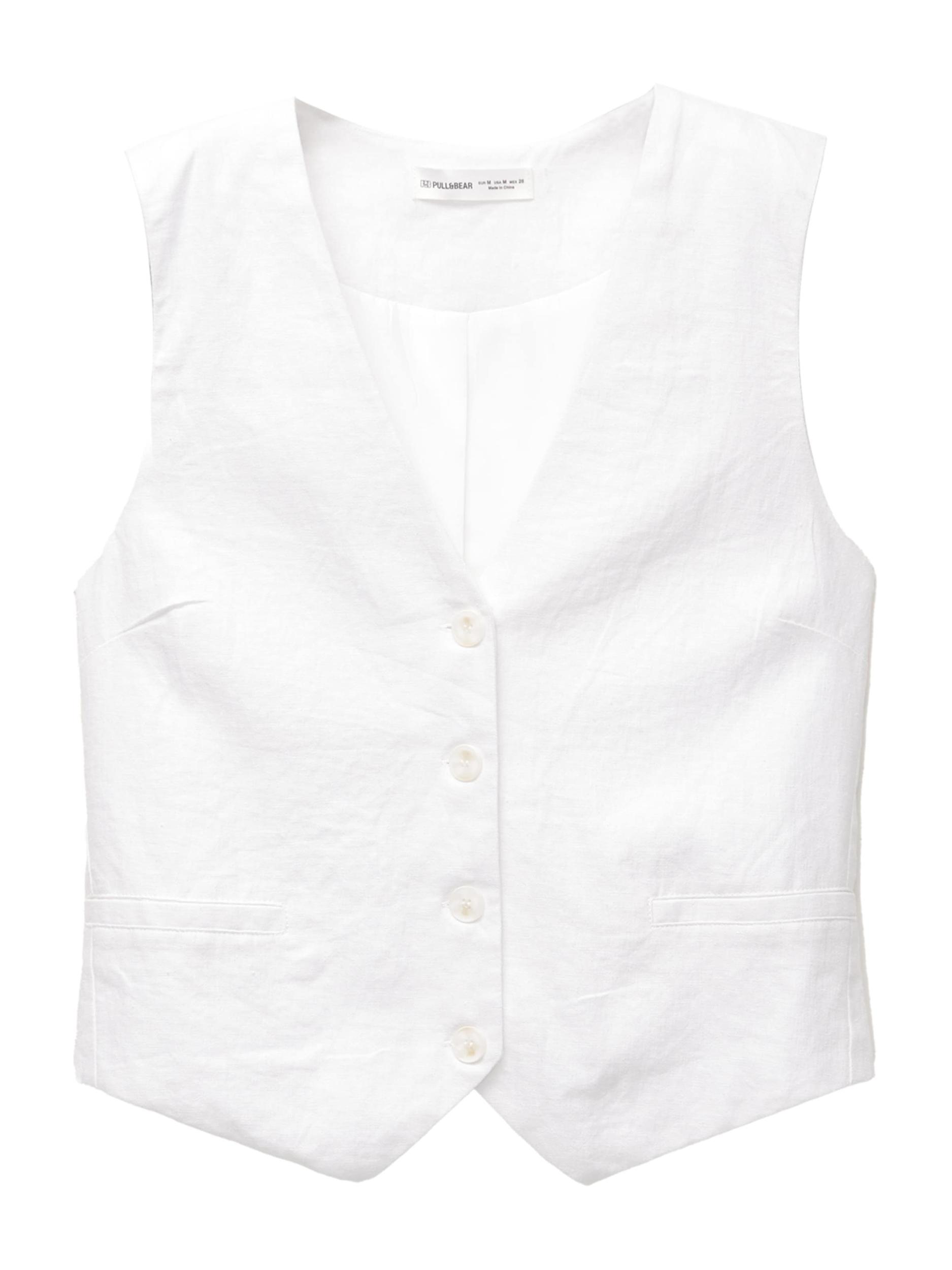 Pull&Bear Öltönymellény fehér