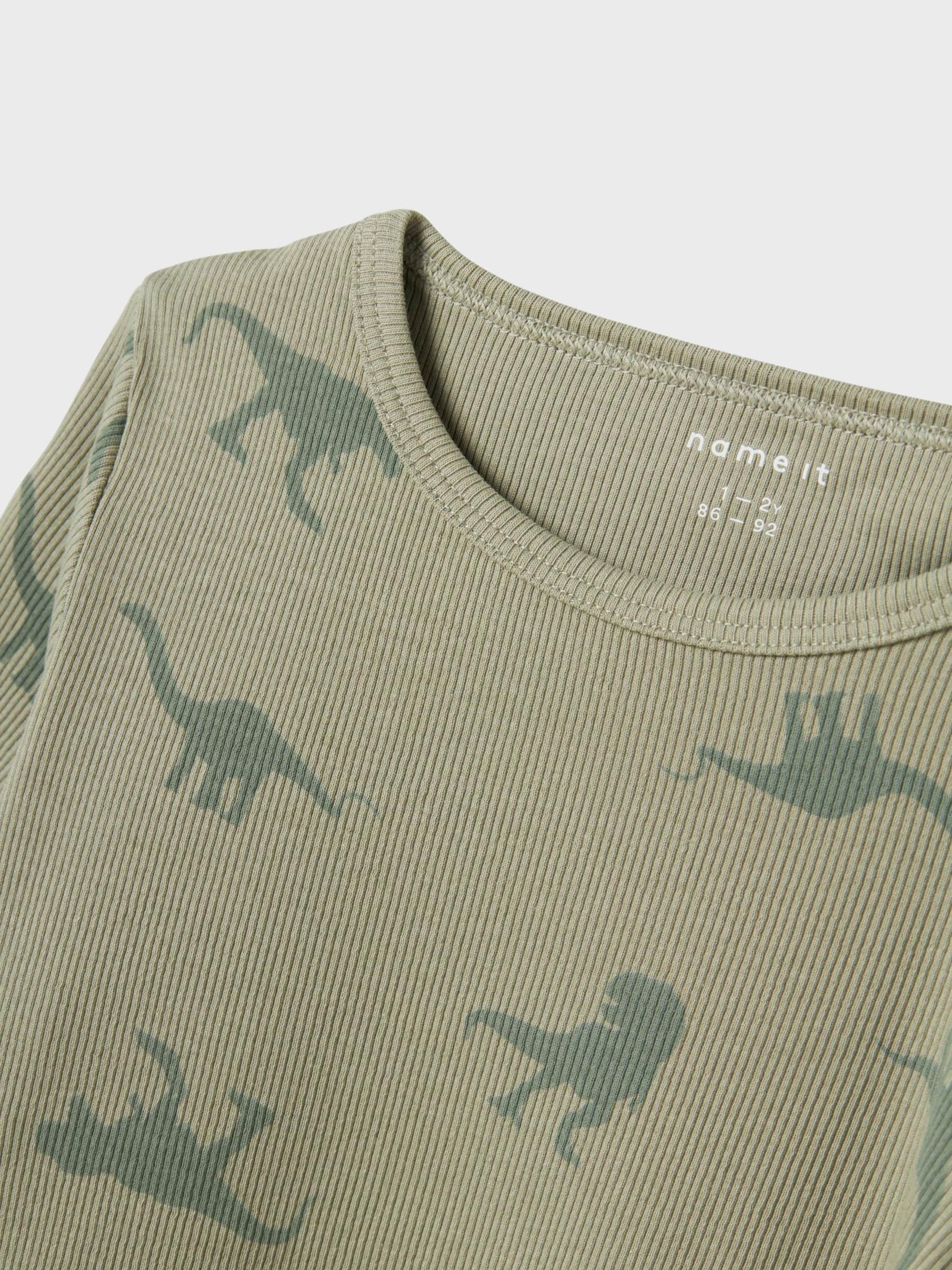 NAME IT Ruhák alváshoz nád / sötétzöld