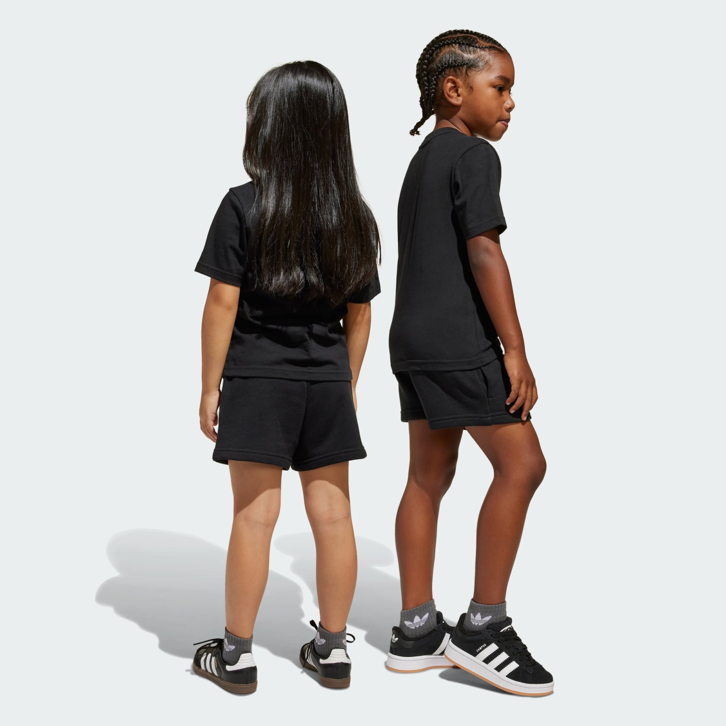 ADIDAS ORIGINALS Szettek 'Shorts and Tee Set' fekete / fehér