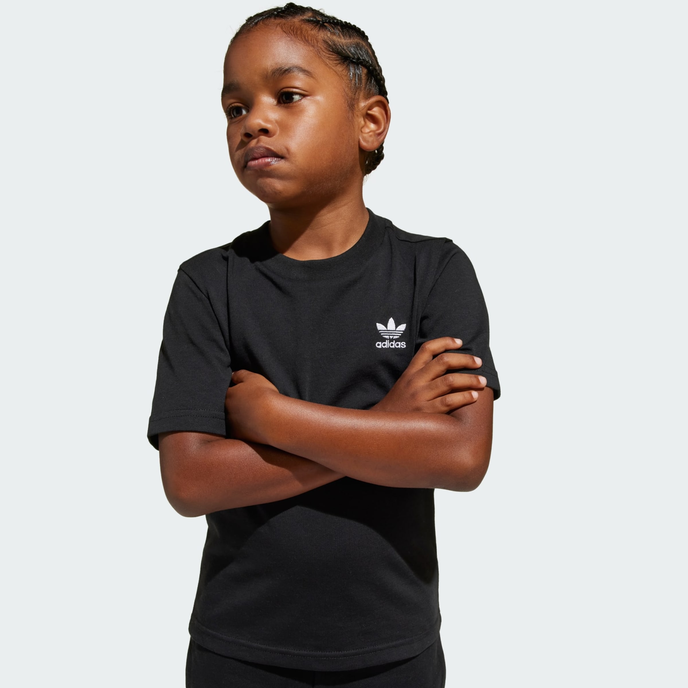 ADIDAS ORIGINALS Szettek 'Shorts and Tee Set' fekete / fehér