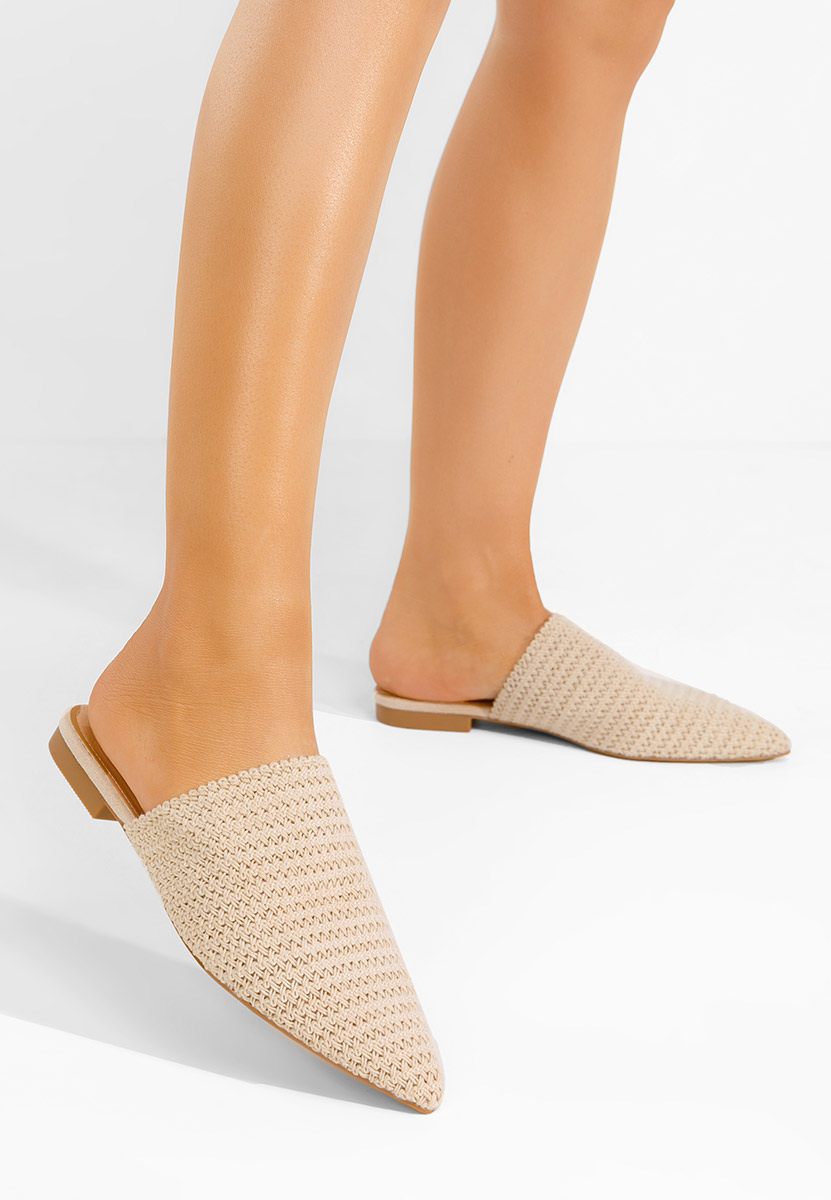 Zapatos Karlyana bézs női klumpa