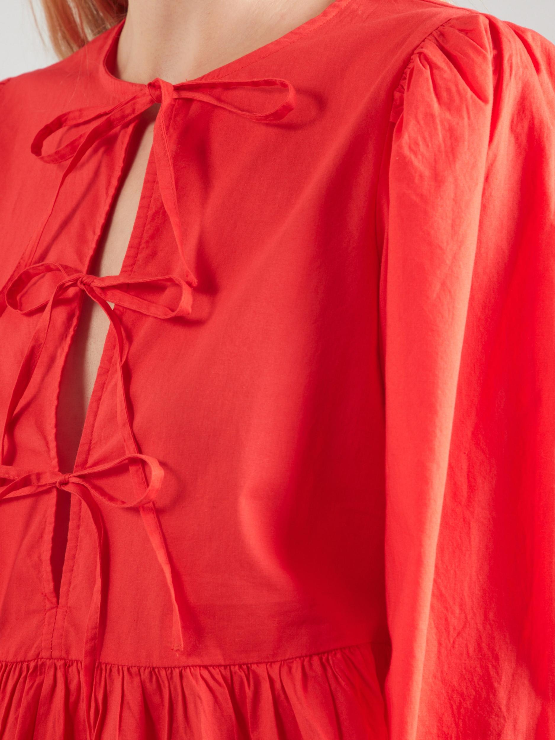 PIECES Blúz 'PCJOLLY' rikító piros