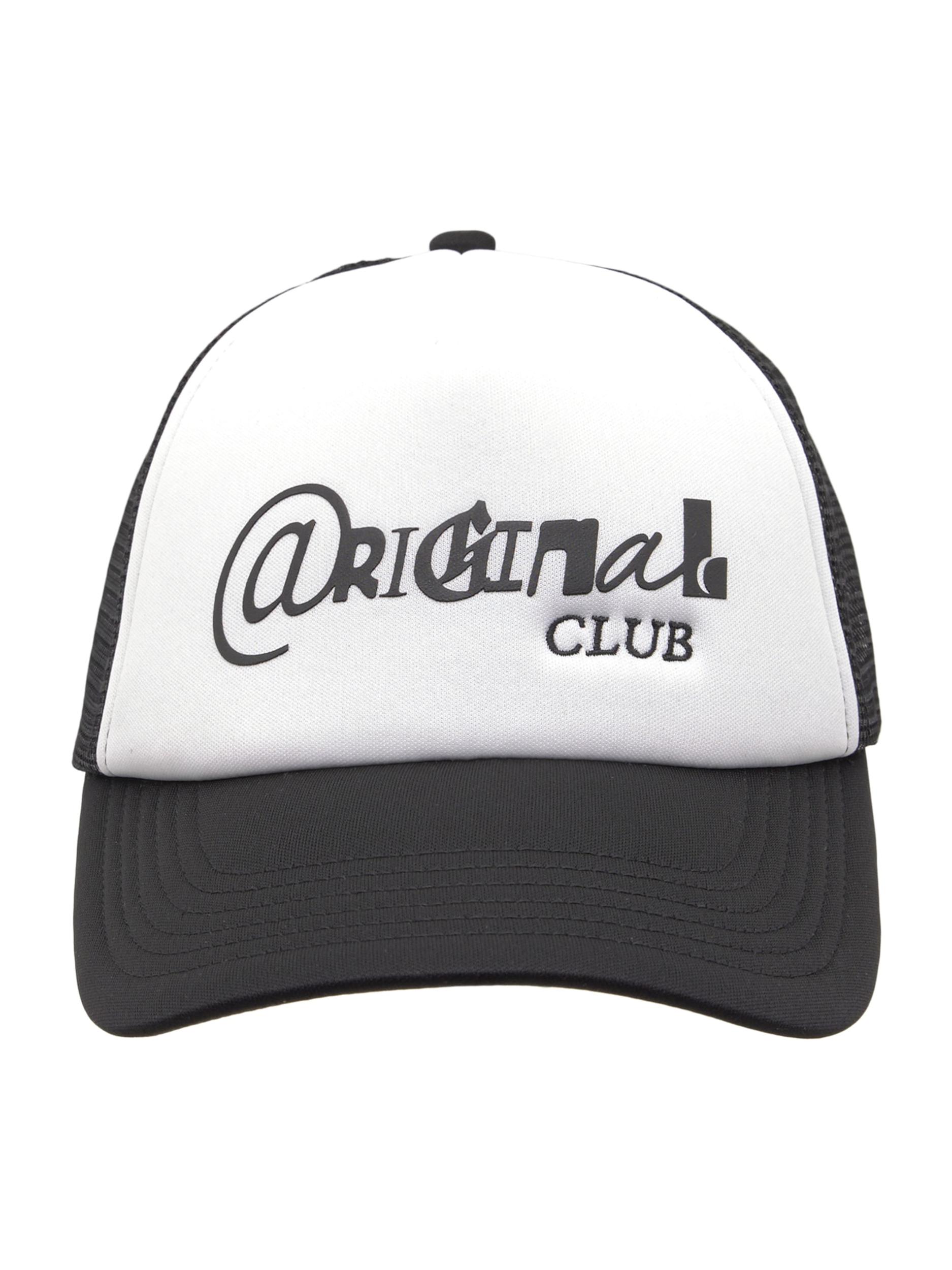 Pull&Bear Sapkák 'ORIGINAL CLUB' fekete / fehér