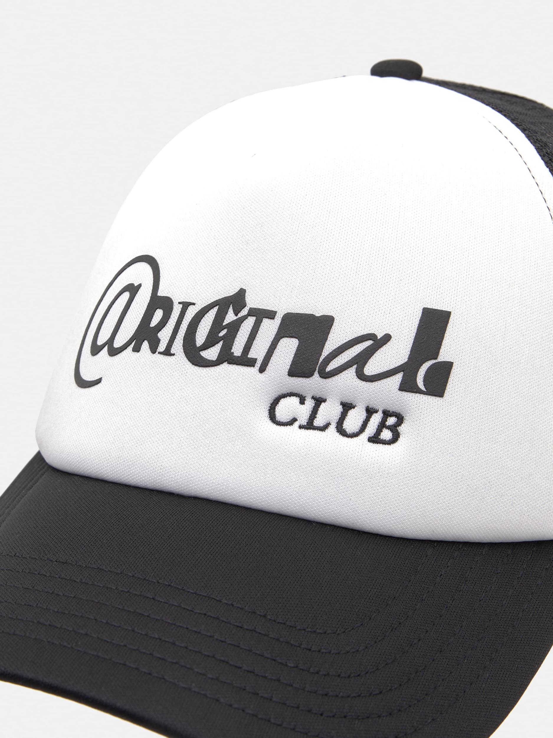 Pull&Bear Sapkák 'ORIGINAL CLUB' fekete / fehér