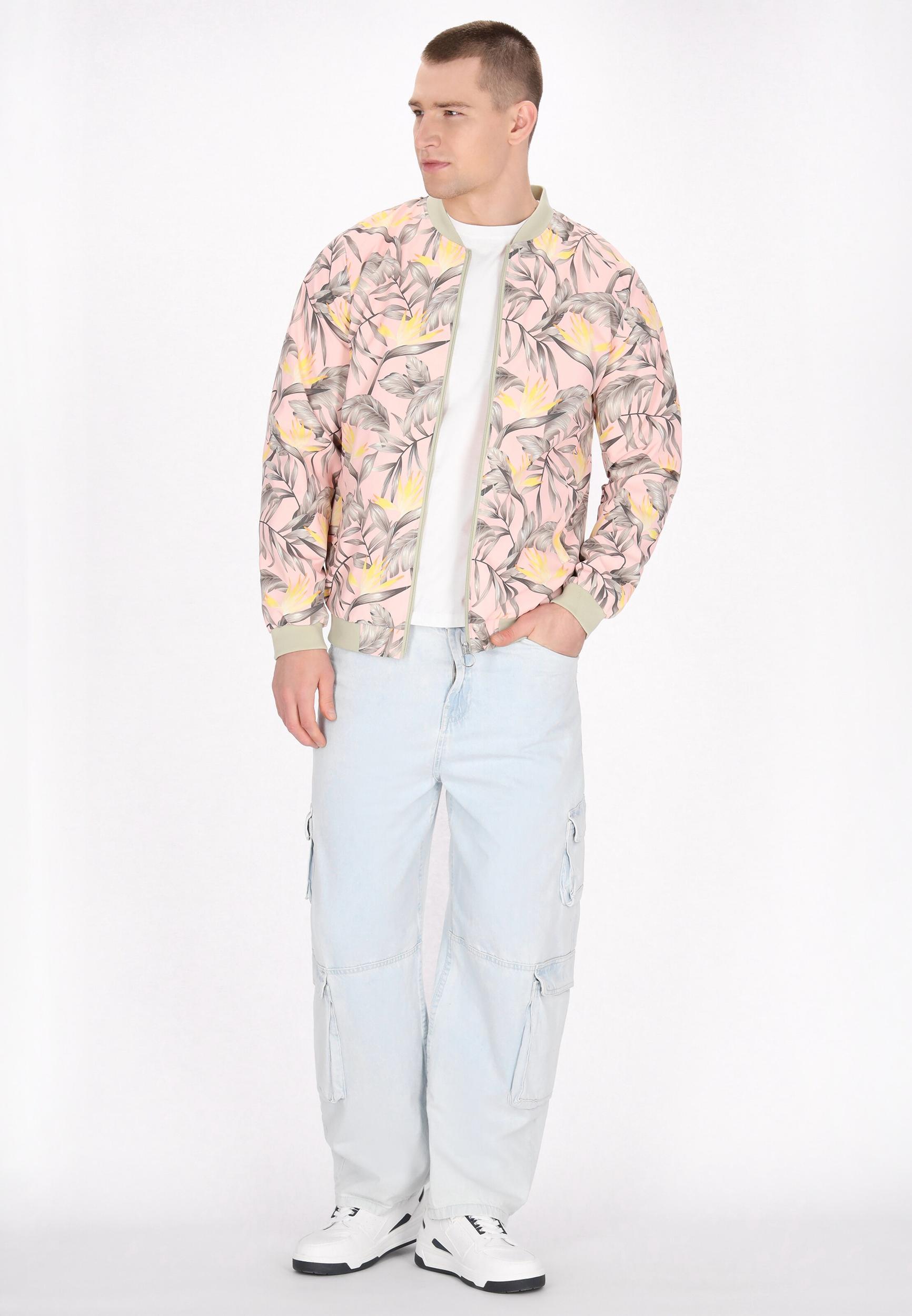 MO Átmeneti dzseki krém / sötétsárga / világoszöld / rózsaszín