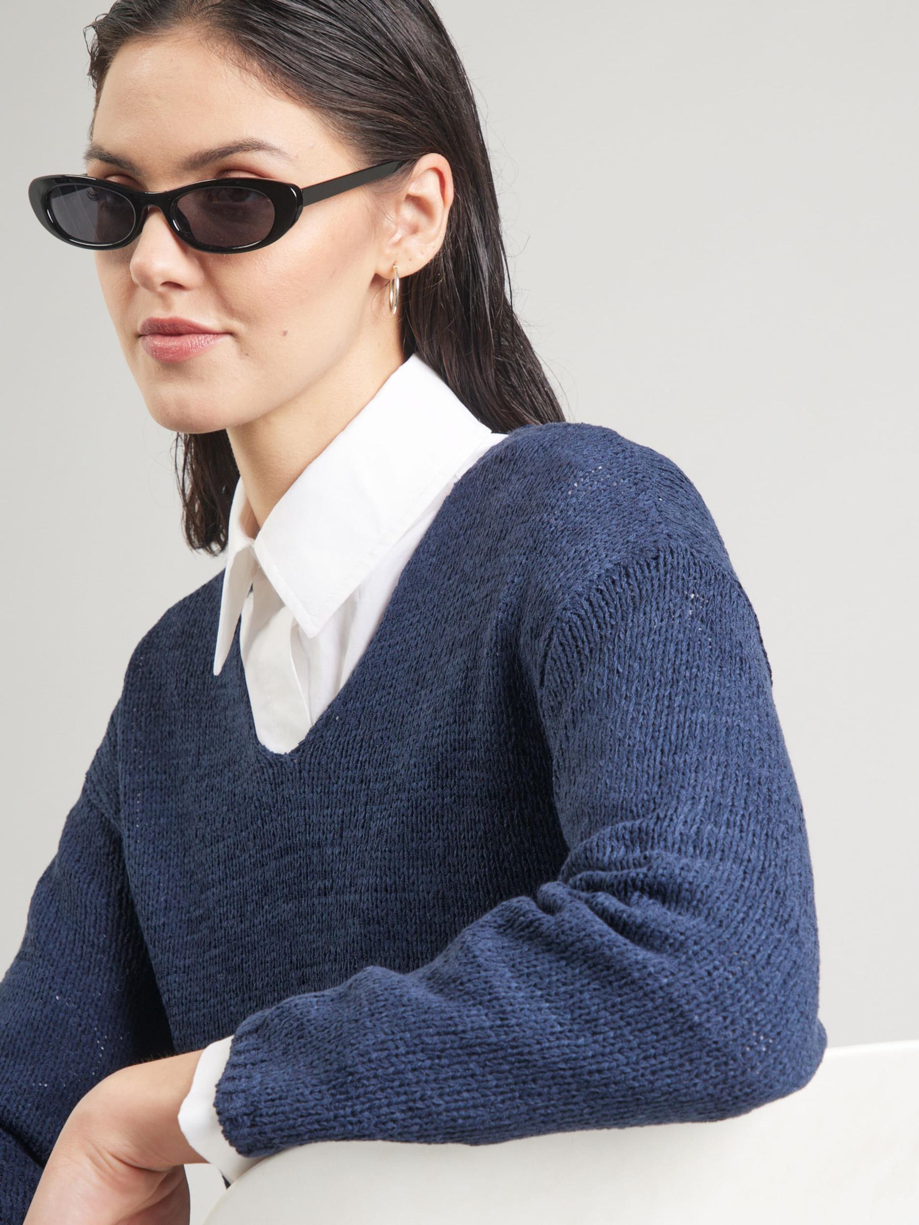 ONLY Pulóver 'ONLGEENA' sötétkék