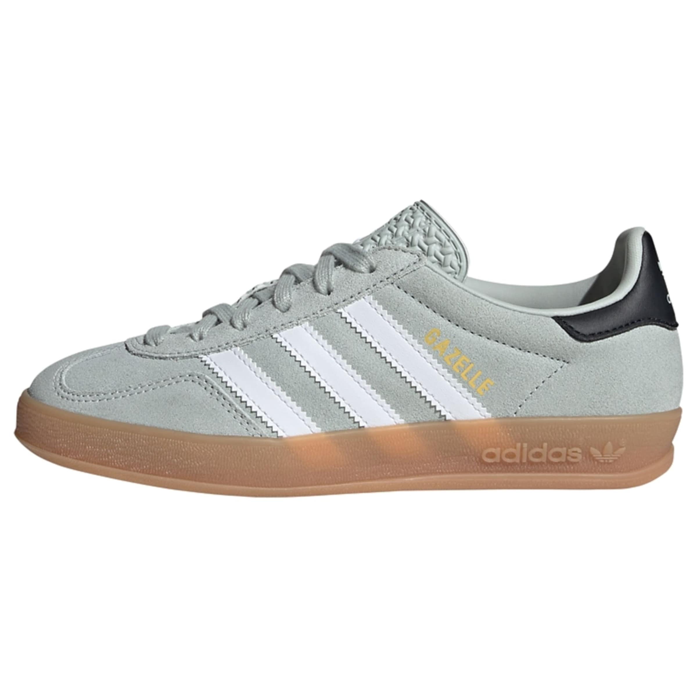 ADIDAS ORIGINALS Sportcipő 'Gazelle' szürke / fekete / fehér