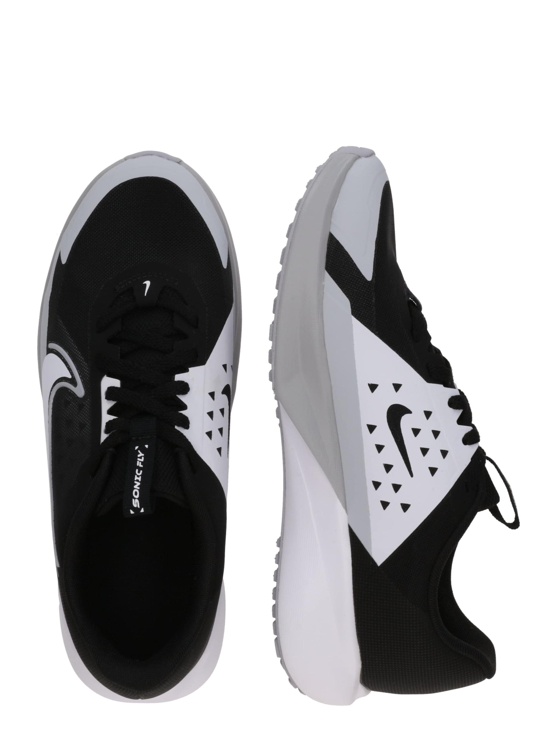 NIKE Sportcipő 'Sonic Fly' világosszürke / fekete / fehér