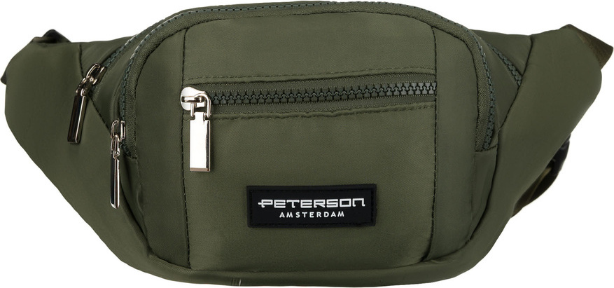 Peterson Khaki színű tágas övtáska PTN POM-S01