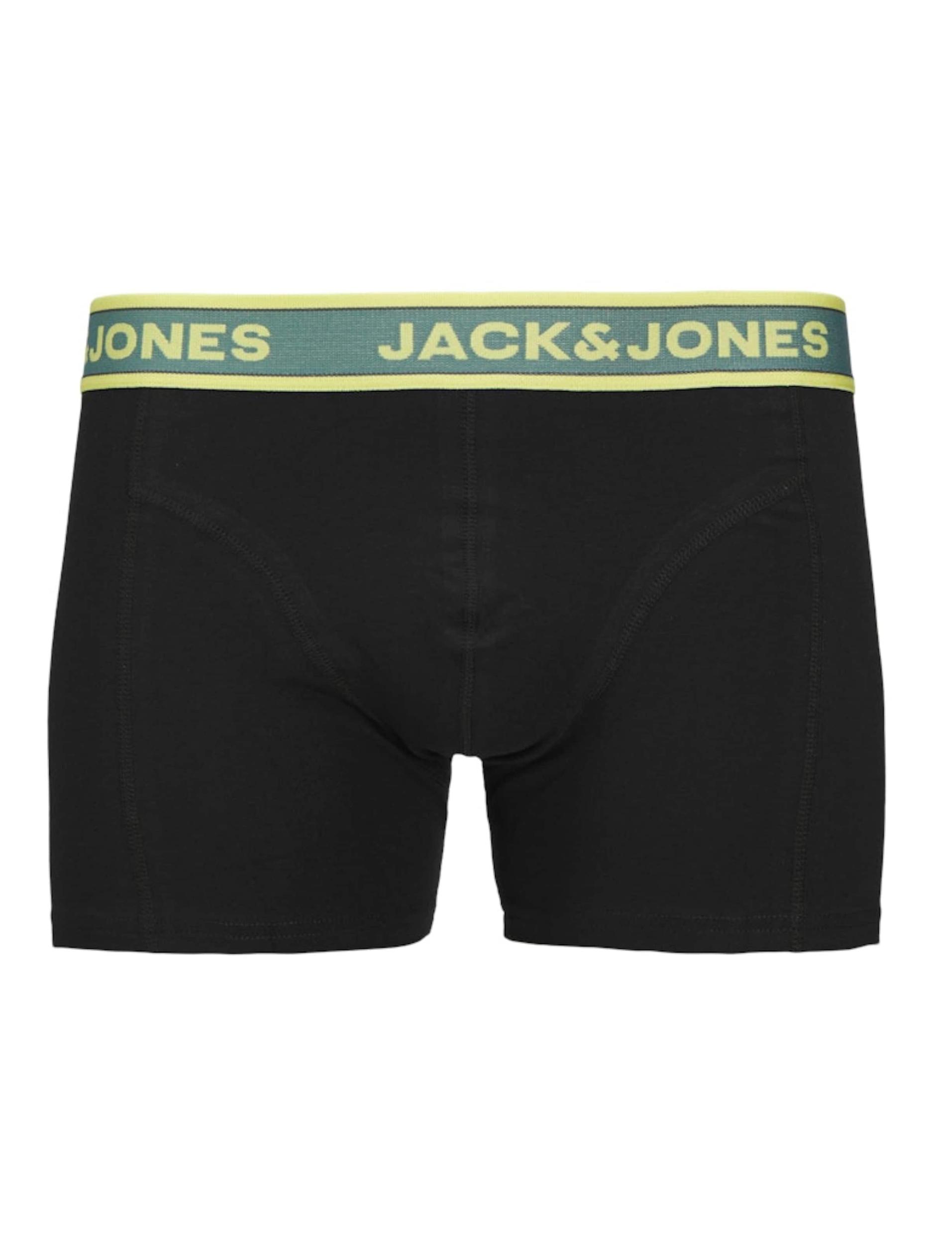 JACK & JONES Boxeralsók 'JACBRYSON' galambkék / mokka / világoszöld / fekete