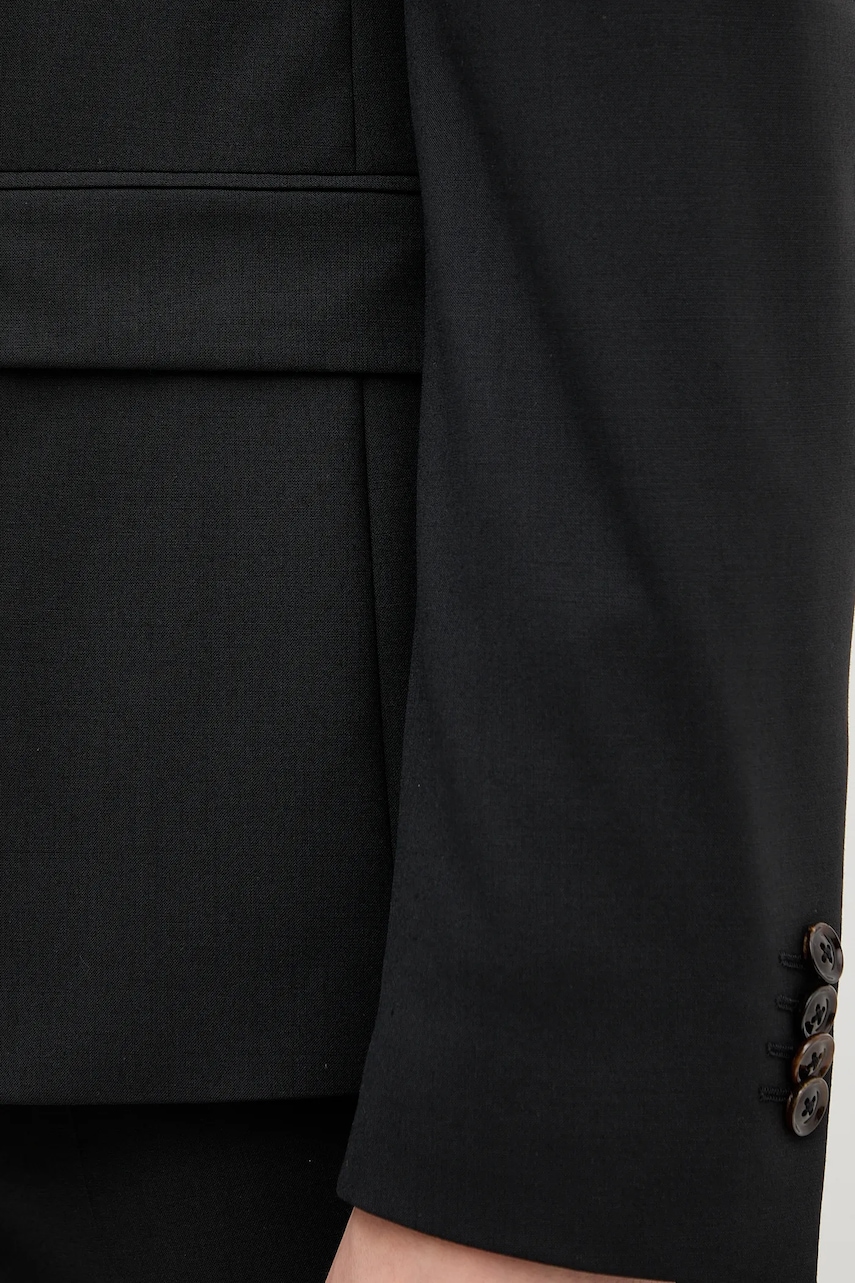 Mos Mosh blézer gyapjú keverékből JAMES