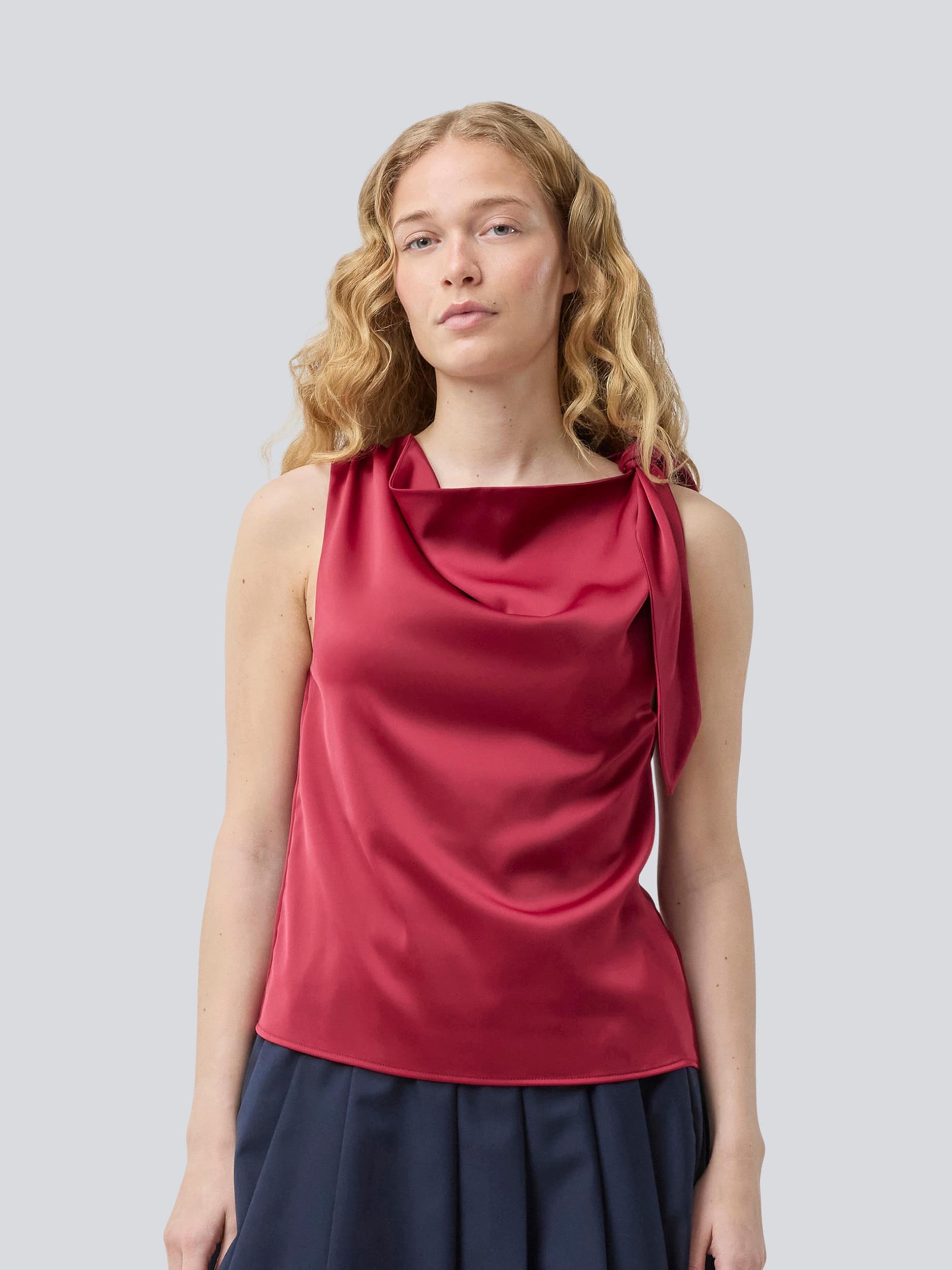 modström Blúz 'Katja' borvörös