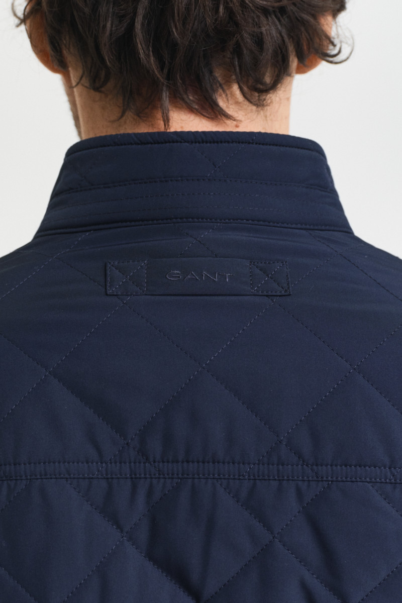 DZSEKI GANT QUILTED WINDCHEATER EVENING BLUE