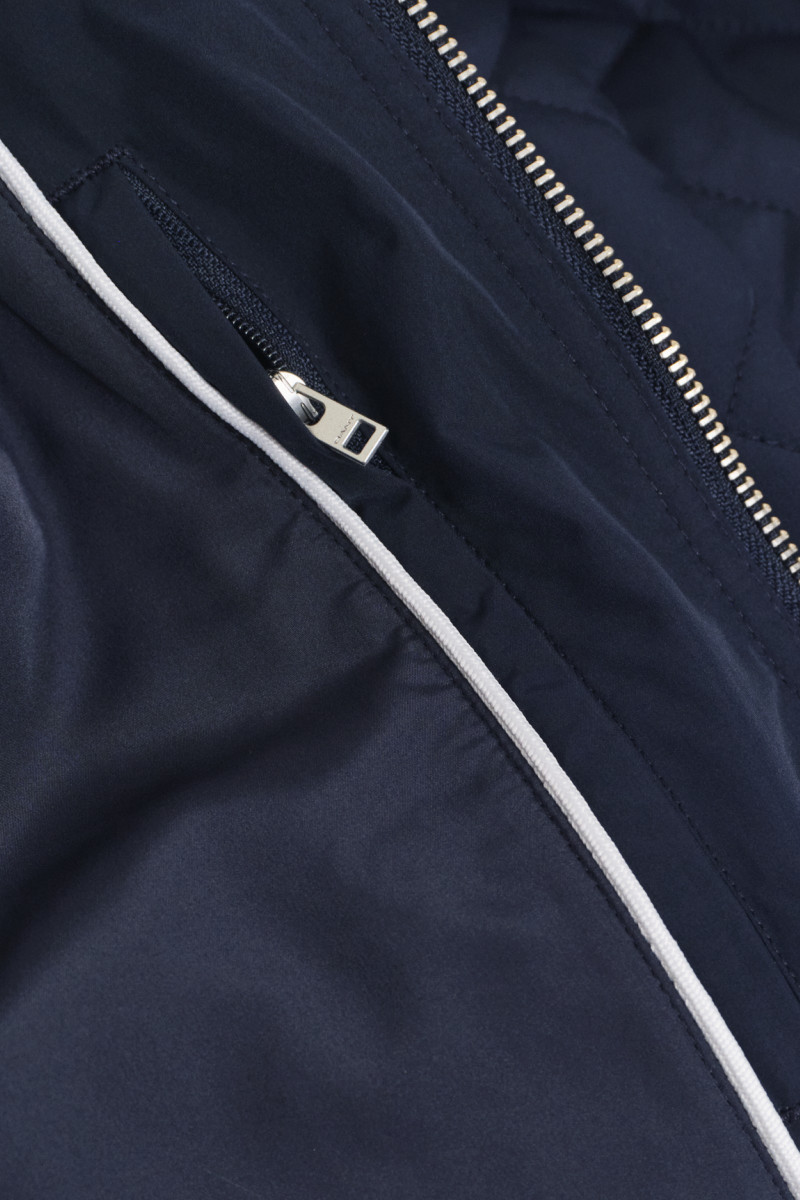 DZSEKI GANT QUILTED WINDCHEATER EVENING BLUE