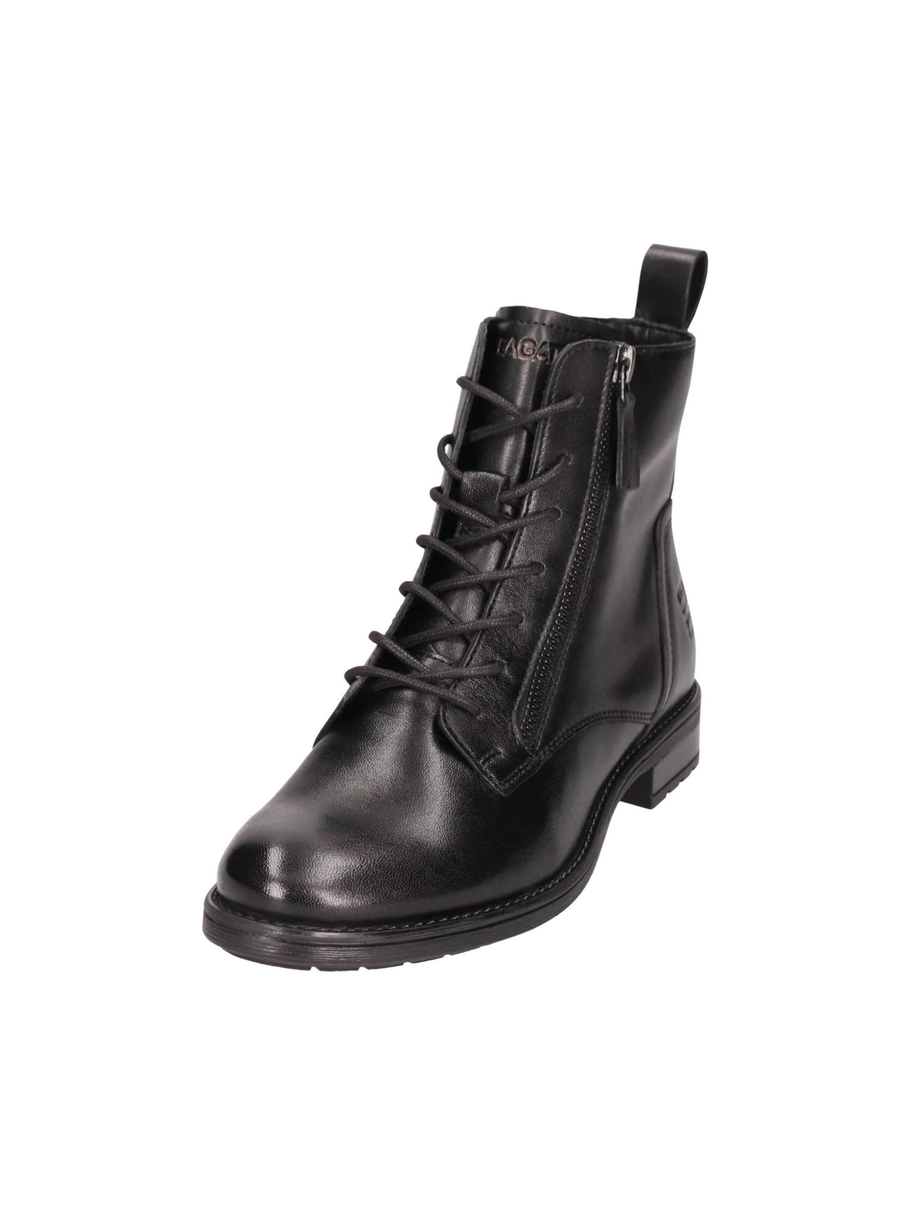 TT. BAGATT Fűzős rövid szárú csizmák fekete