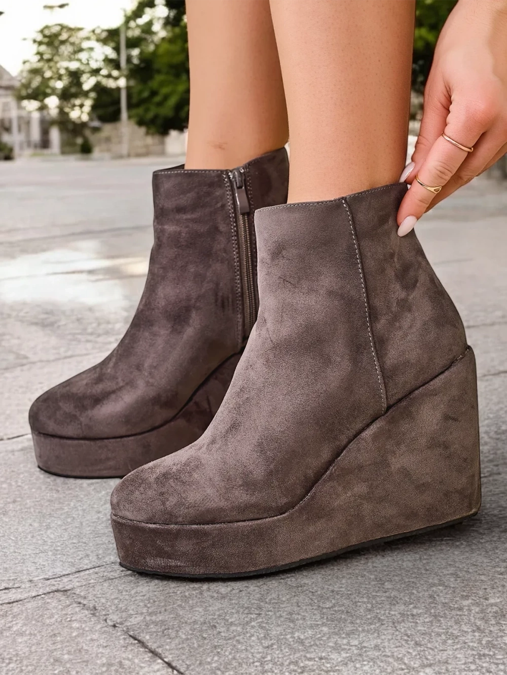 Resti Women's wedge boots Sieffa