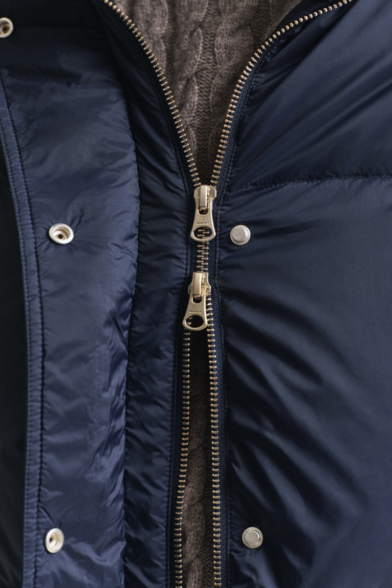 DZSEKI GANT MID LENGTH DOWN JACKET EVENING BLUE
