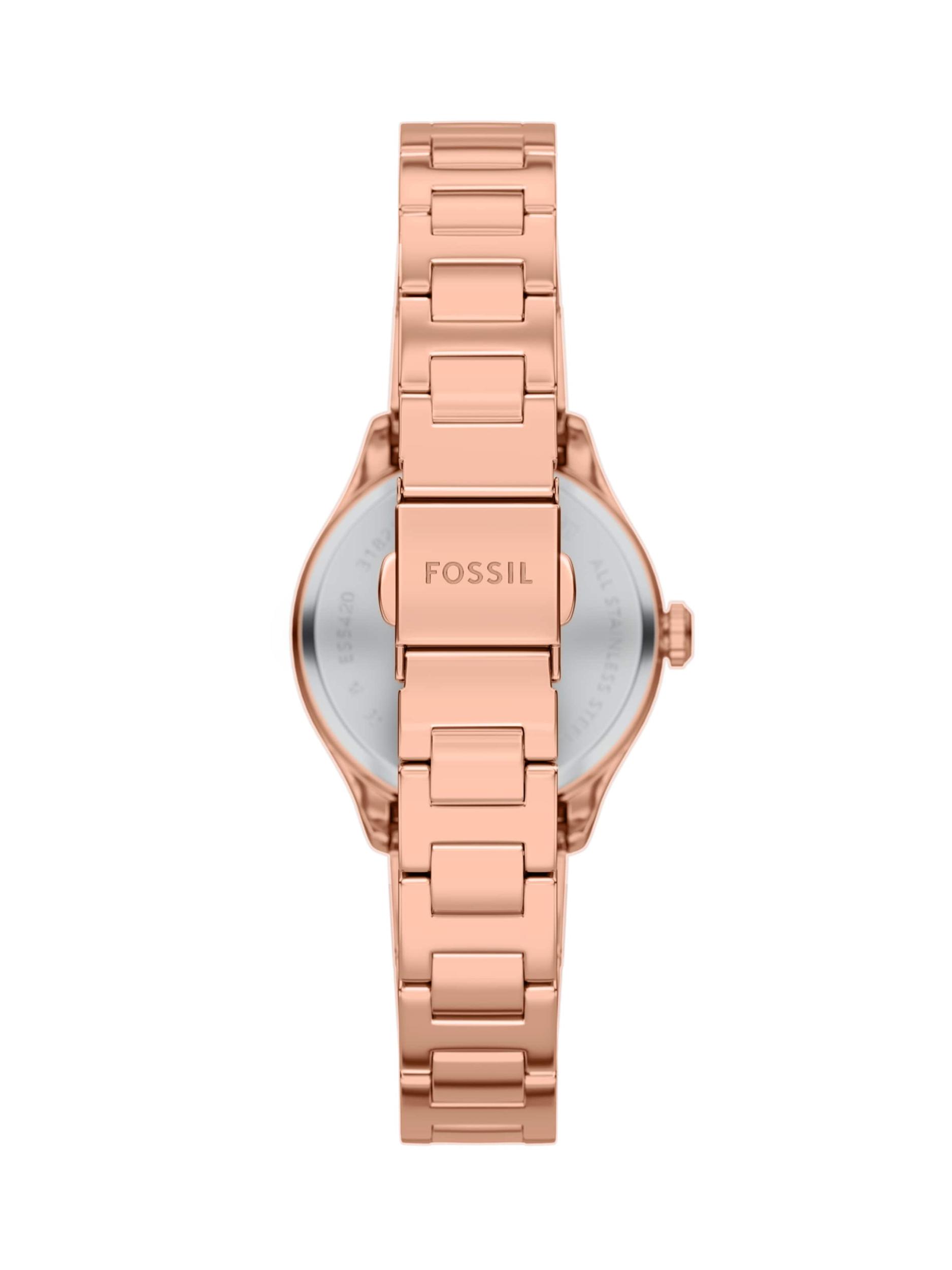 FOSSIL Analóg órák 'GILMORE' rózsaszín arany / szürke / fehér
