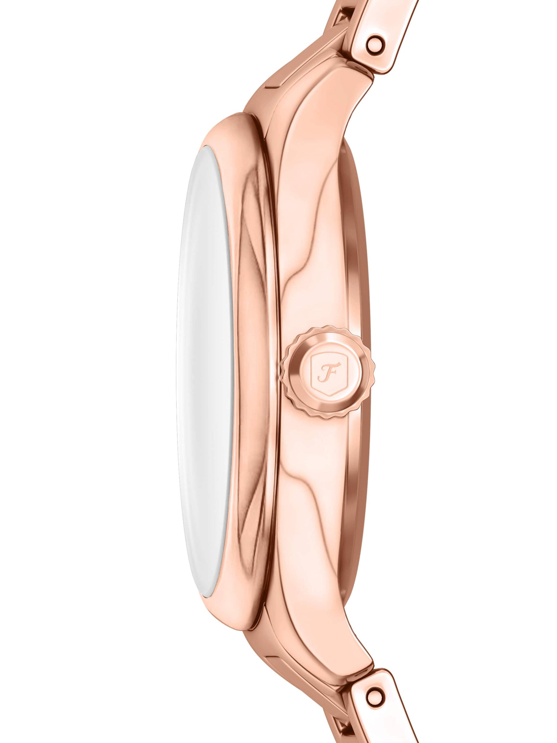 FOSSIL Analóg órák 'GILMORE' rózsaszín arany / szürke / fehér