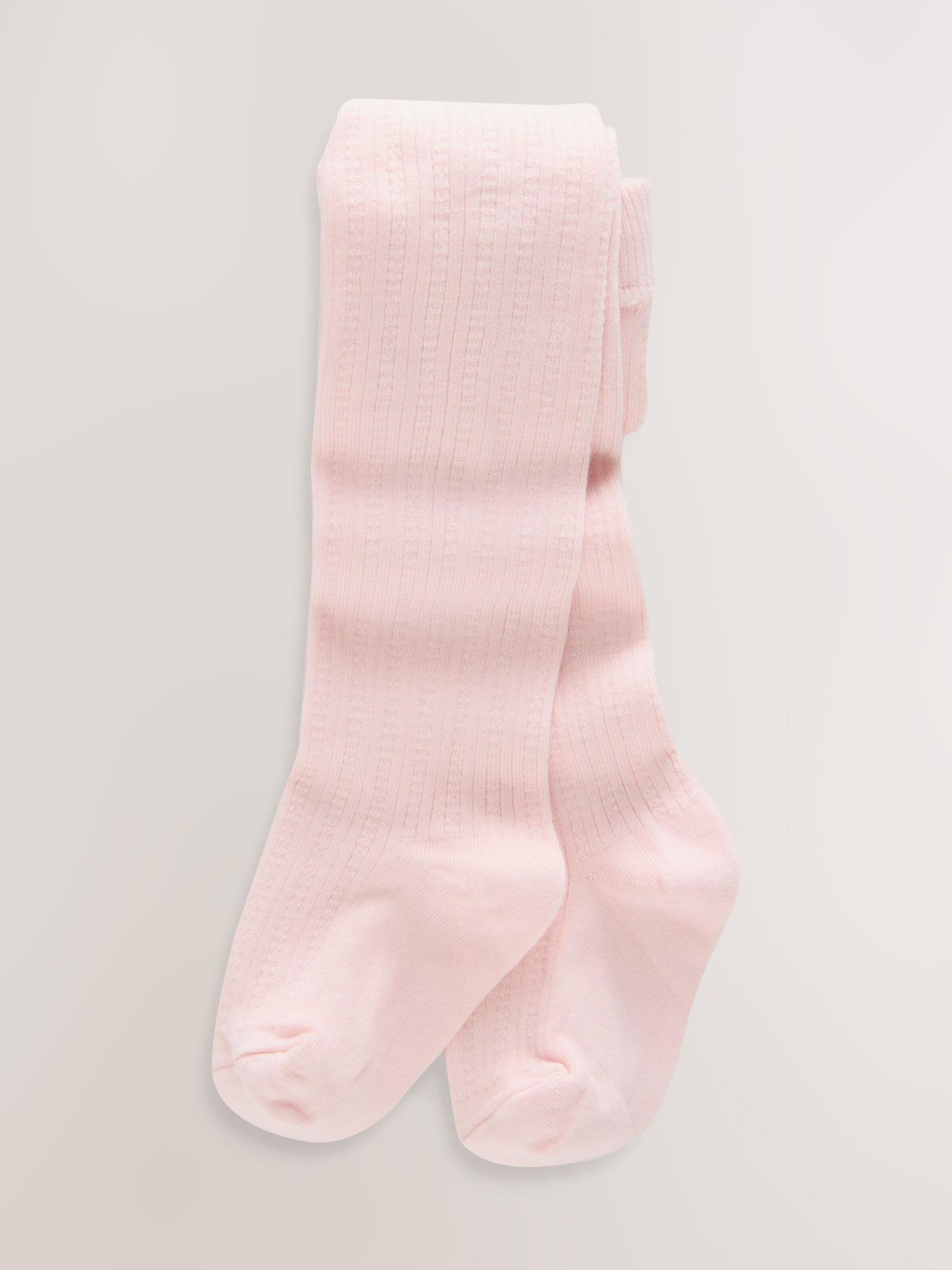 Next Harisnyanadrág rózsaszín / rózsaszín / fehér