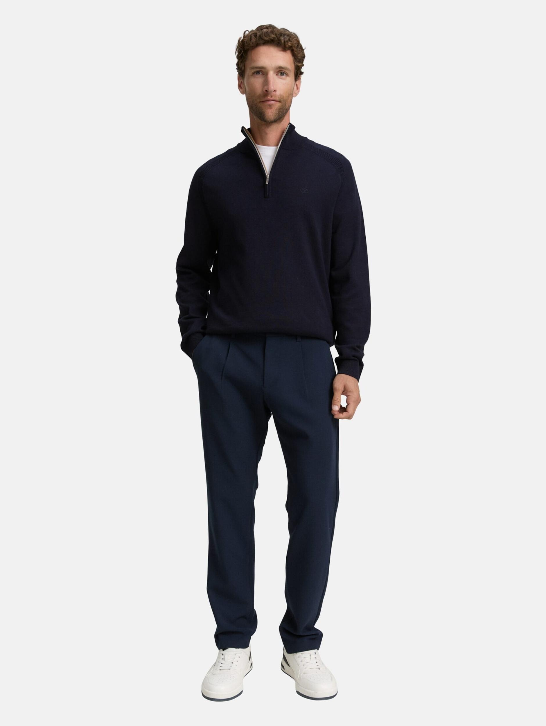 TOM TAILOR Pulóver éjkék