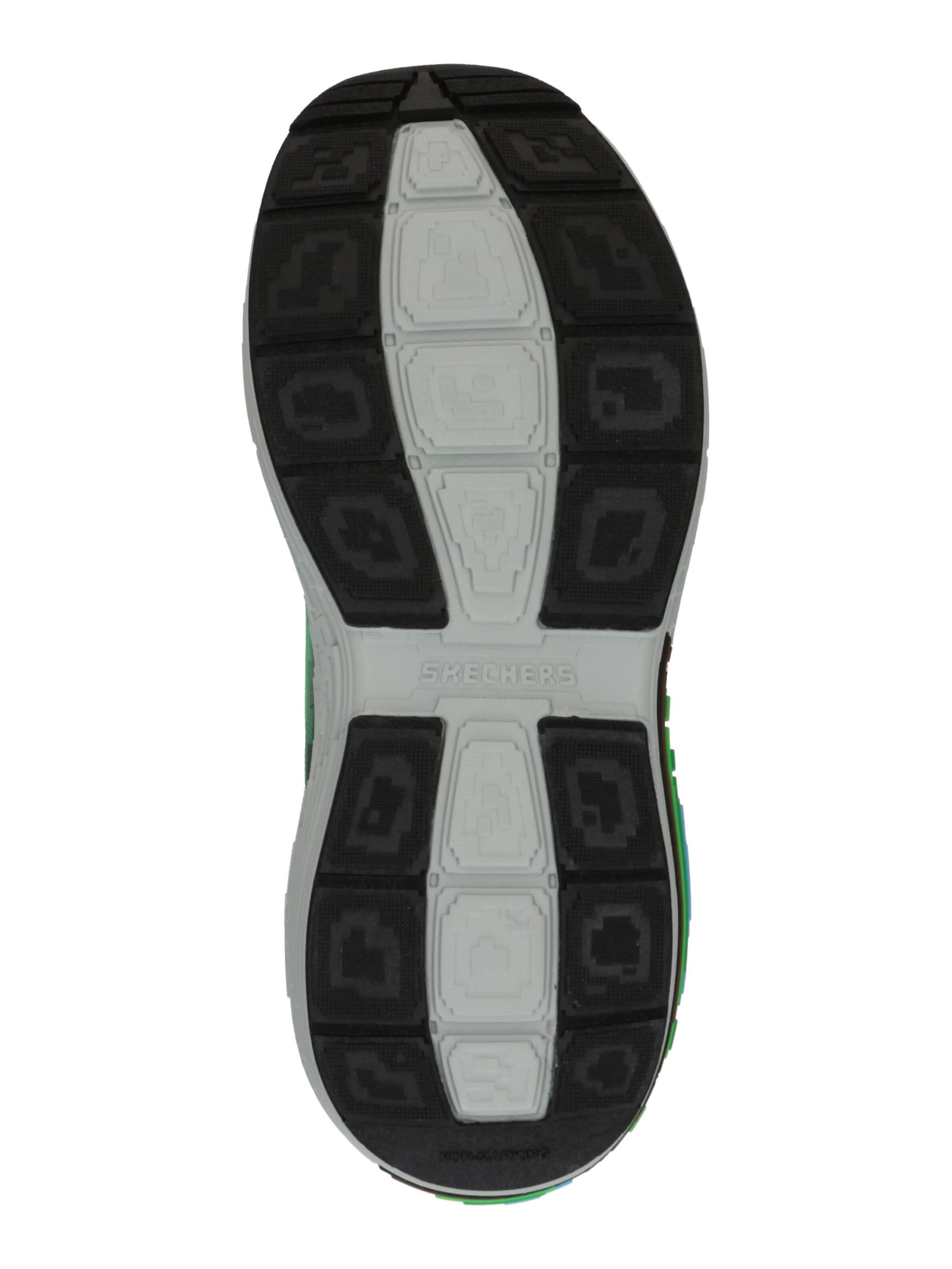 SKECHERS Sportcipő 'MEGA-CRAFT 4K' barna / szürke / zöld / fekete