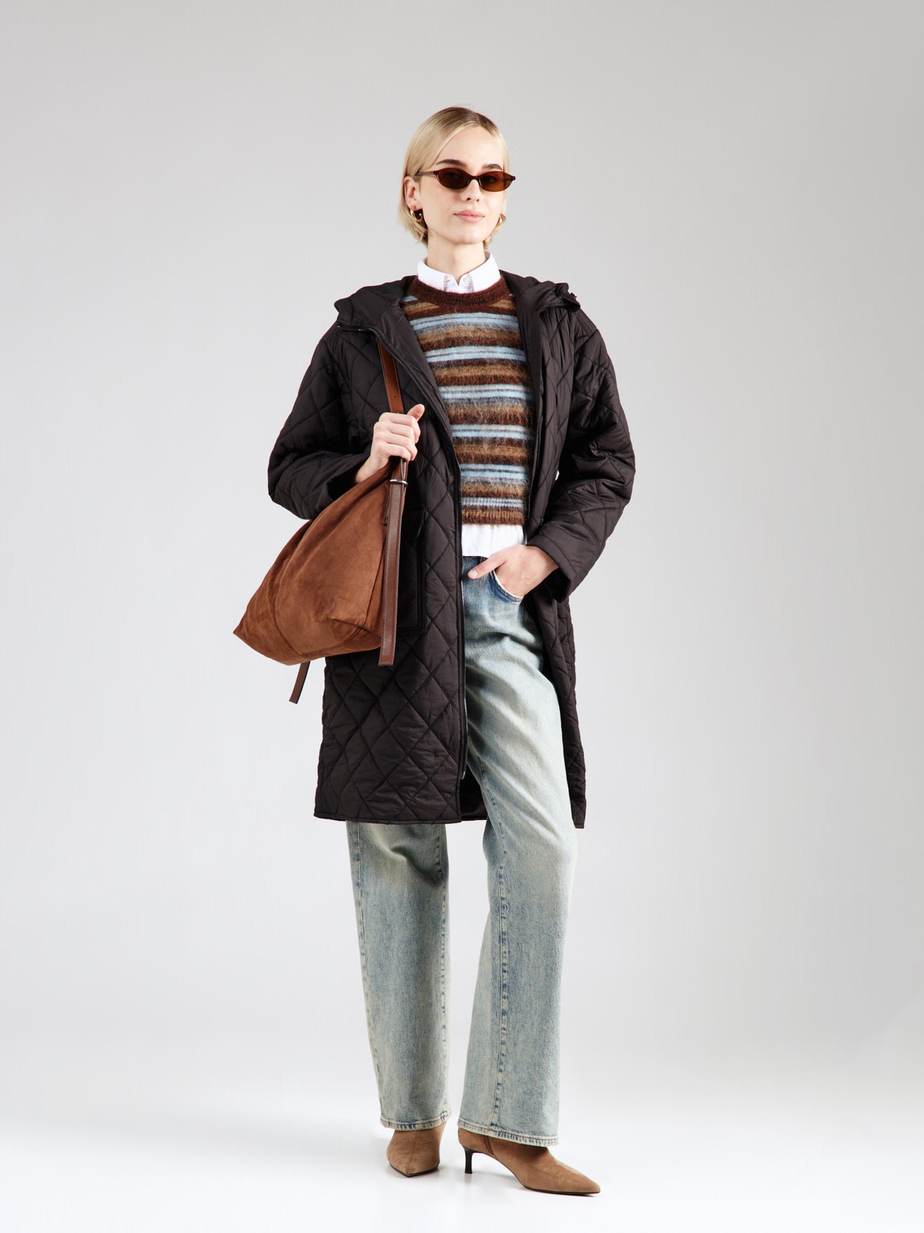 MSCH COPENHAGEN Átmeneti kabátok 'Nichella' fekete